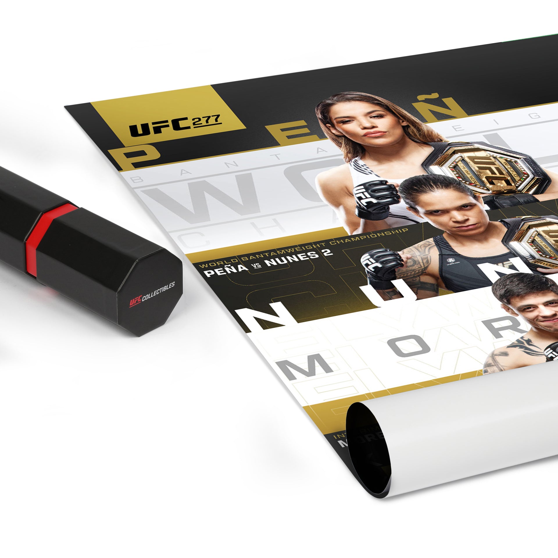 UFC 277: Peña vs Nunes 2 Autographed Event Poster