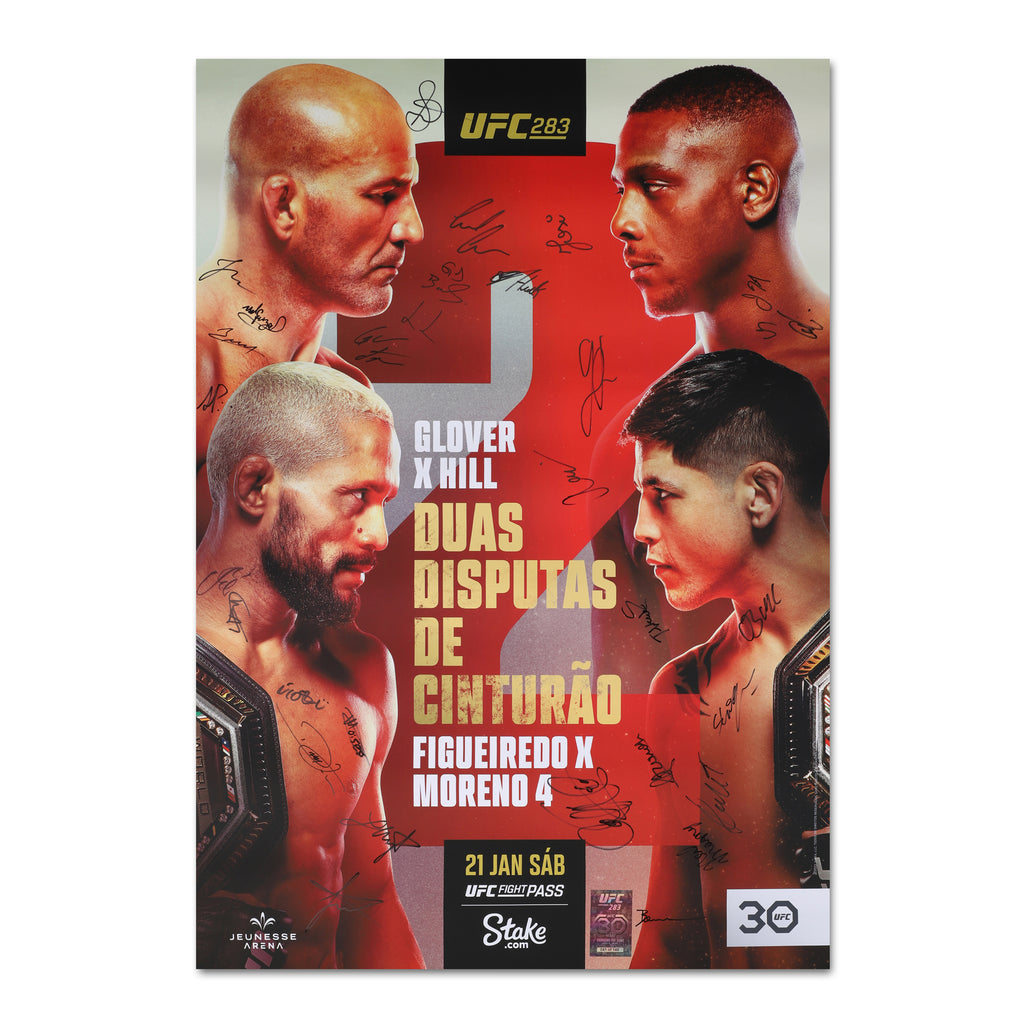 UFC 283: Teixeira vs Hill Autographed Event Poster