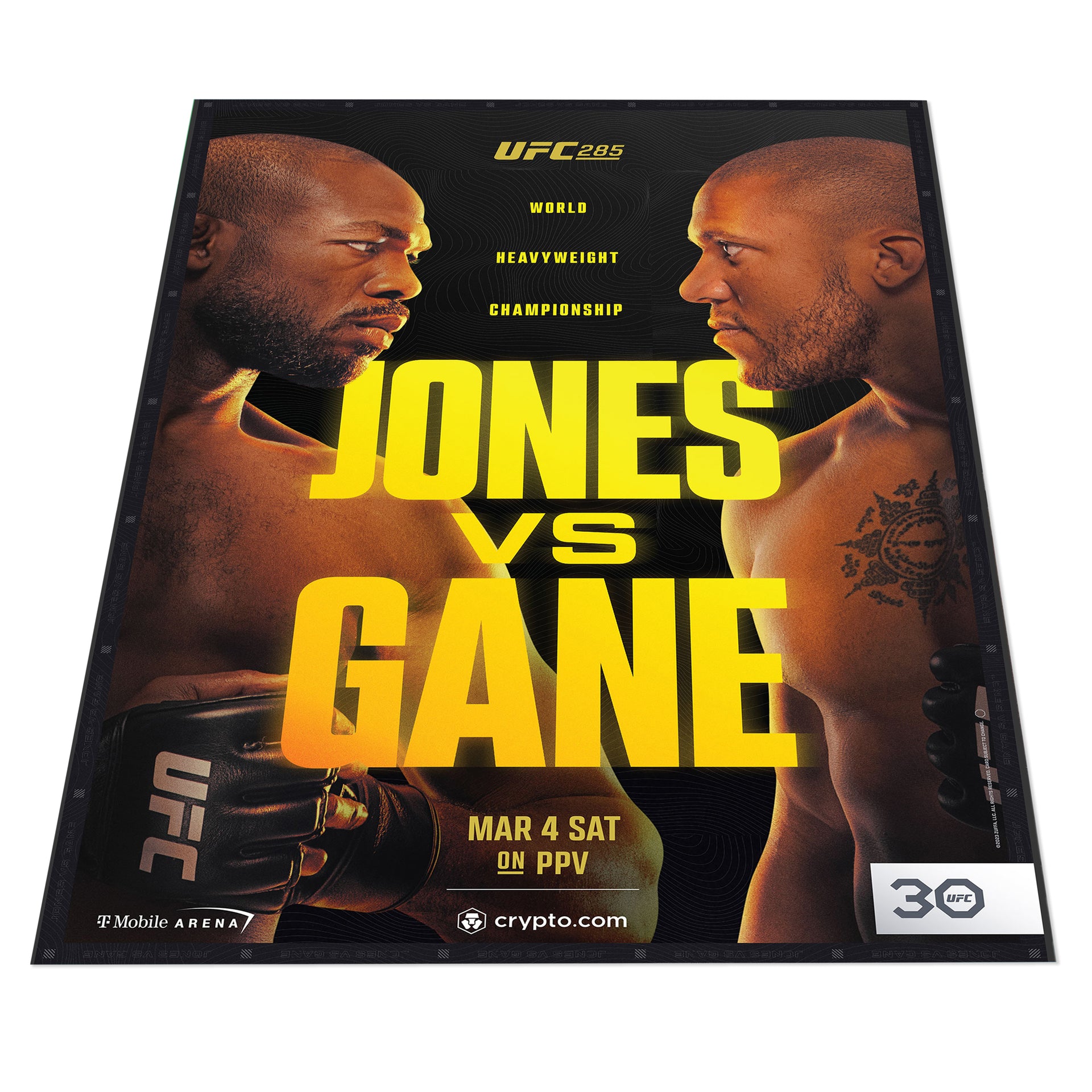 UFC 285: Jones vs Gane Autographed Event Poster