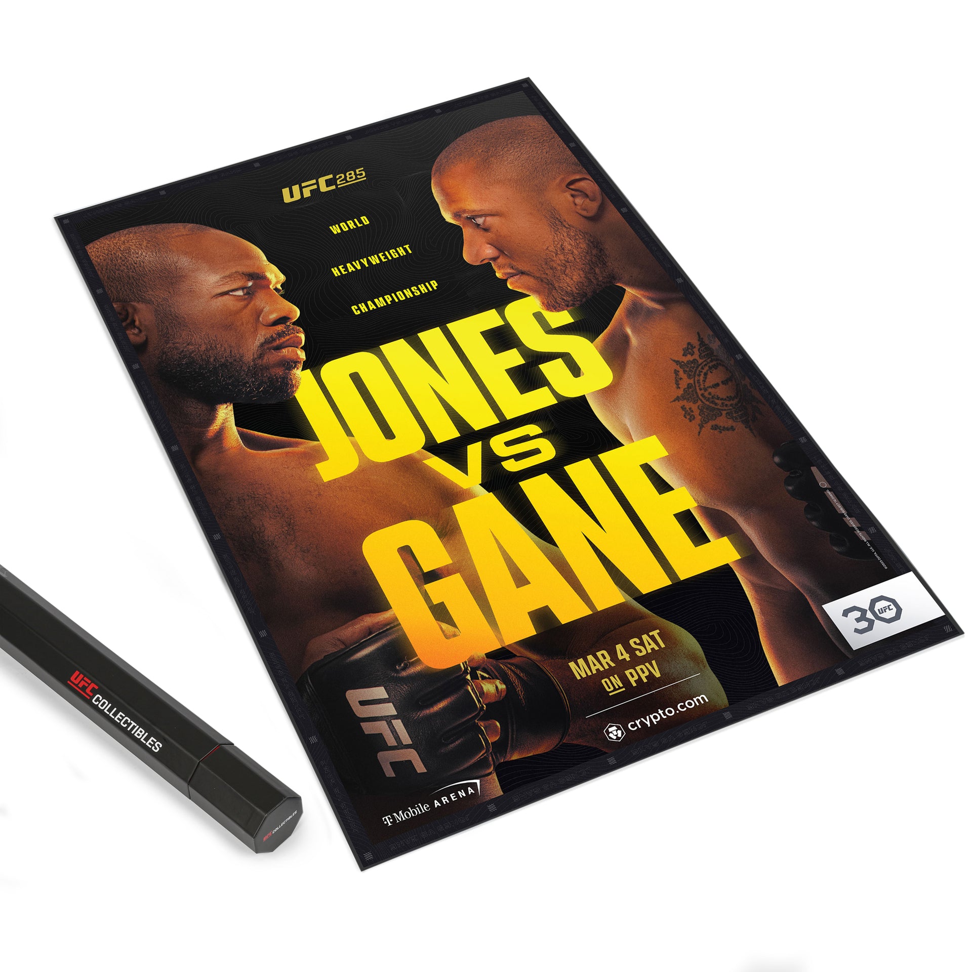 UFC 285: Jones vs Gane Autographed Event Poster