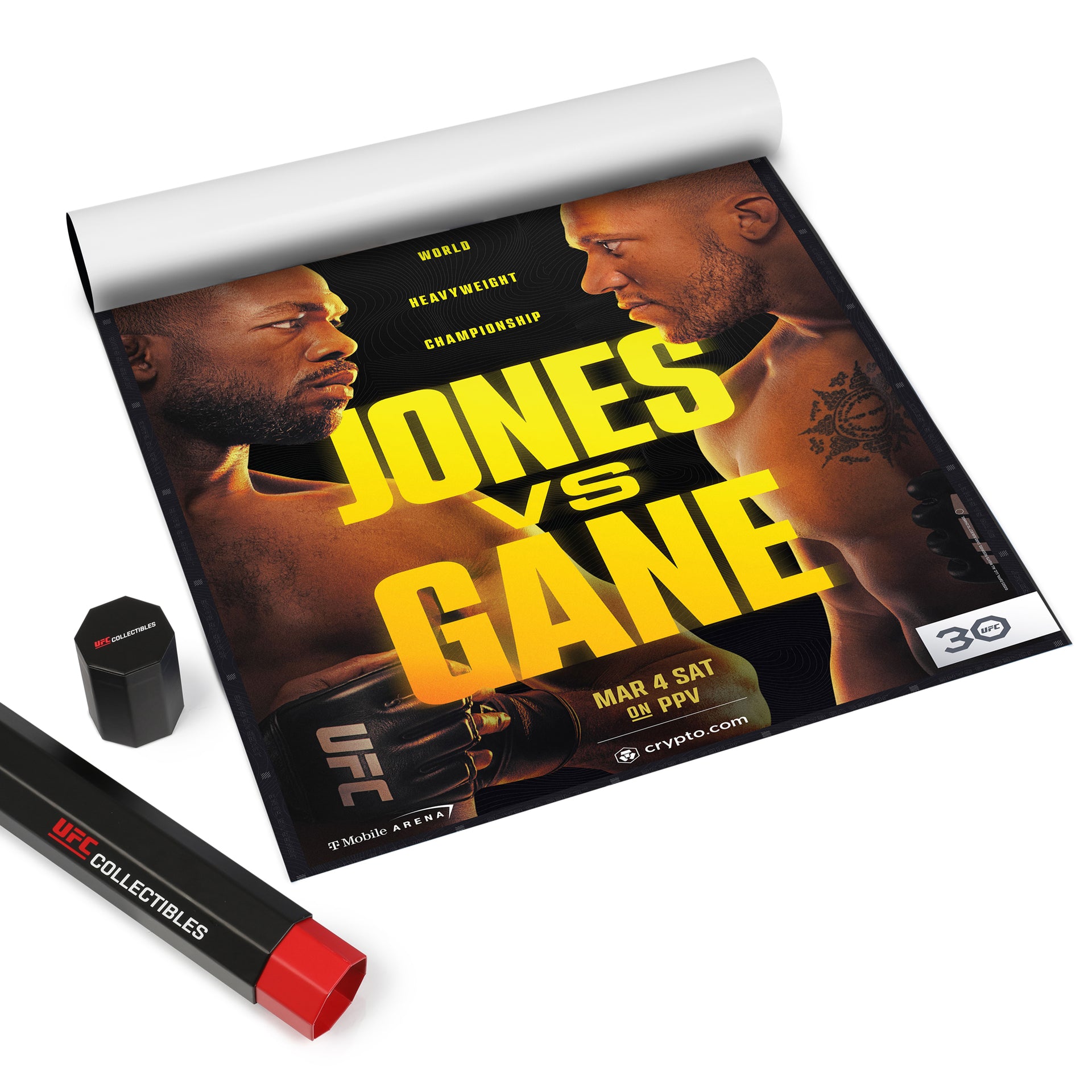 UFC 285: Jones vs Gane Autographed Event Poster