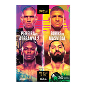 UFC 287: Pereira vs Adesanya 2 Autographed Event Poster