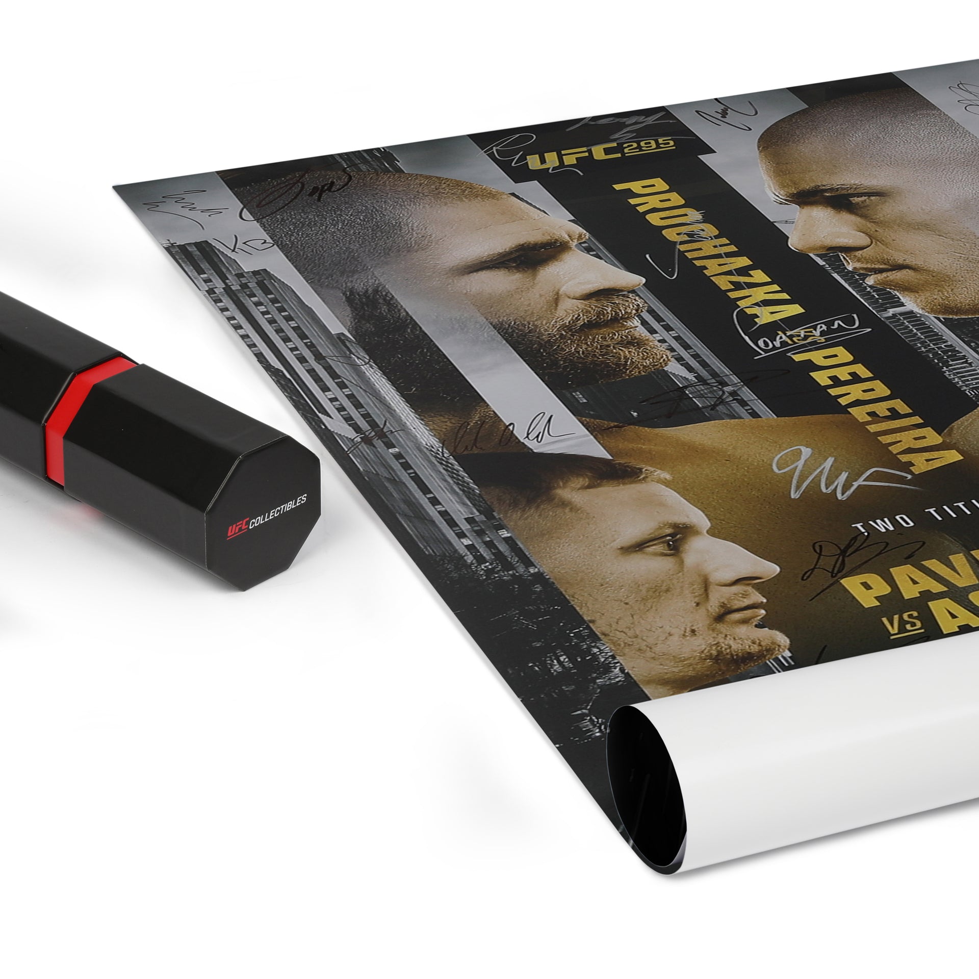 UFC 295: Procházka vs Pereira Autographed Event Poster