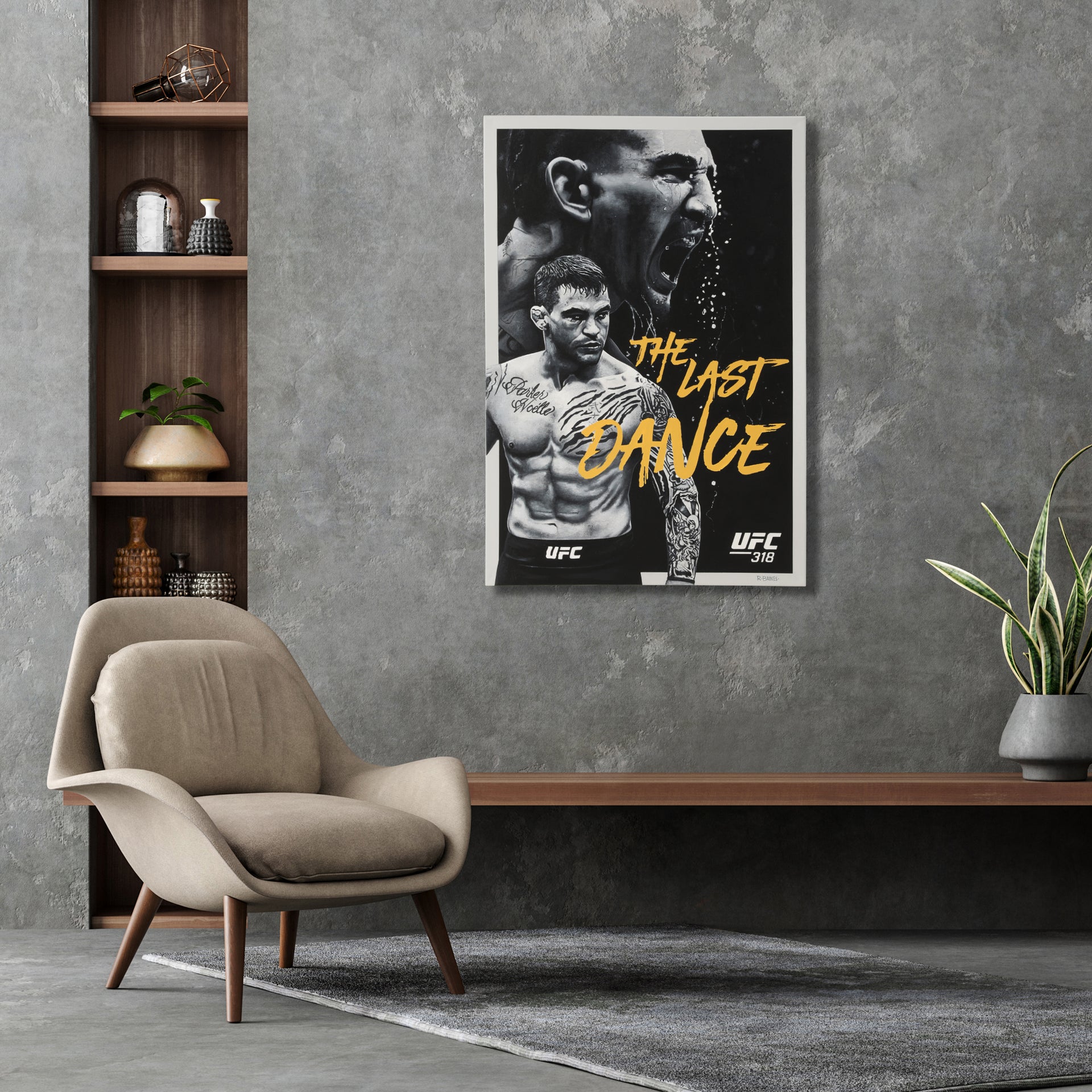 UFC 318: Holloway vs Poirier 3 Artist Series Print