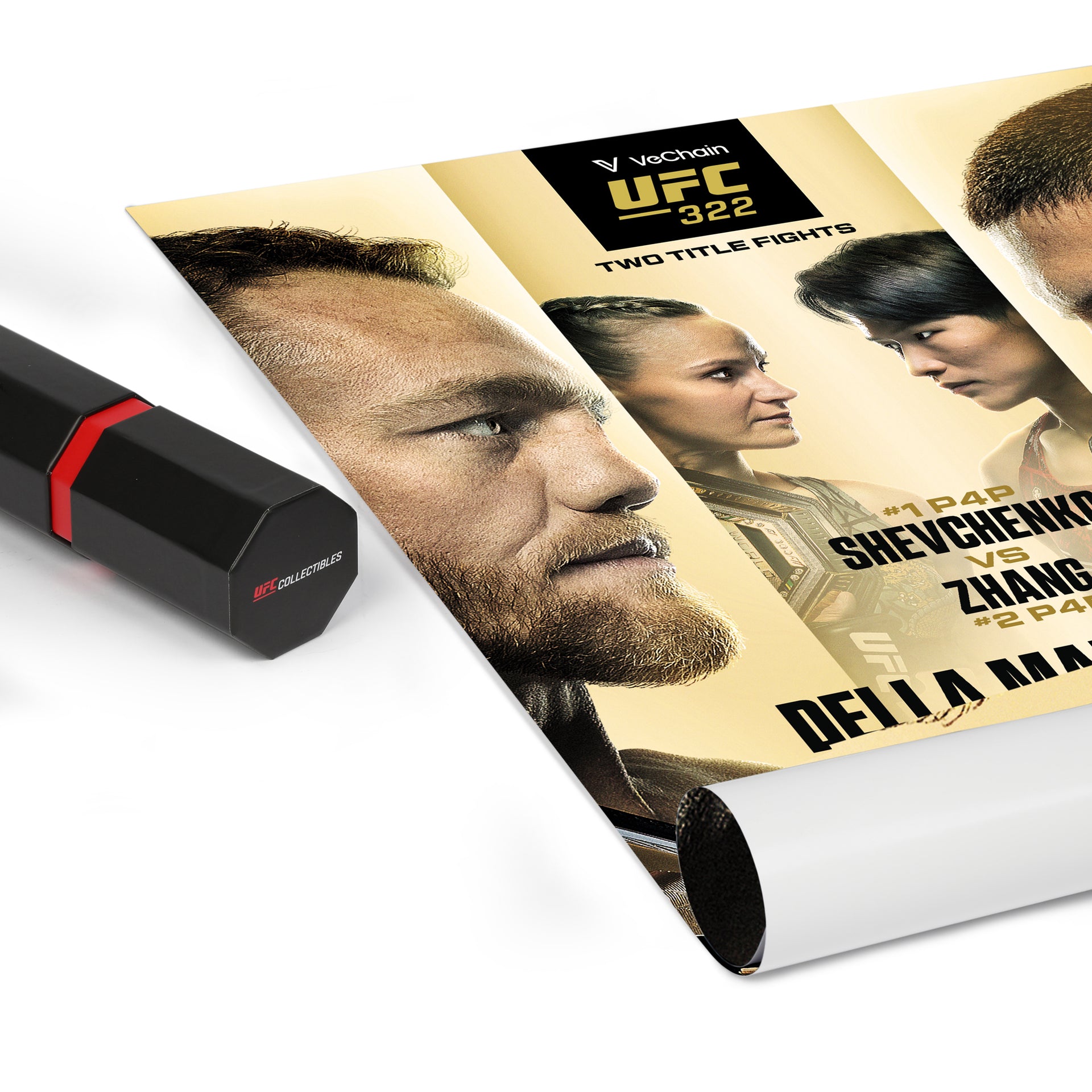 VeChain UFC 322: Della Maddalena vs Makhachev First Edition Autographed Event Poster