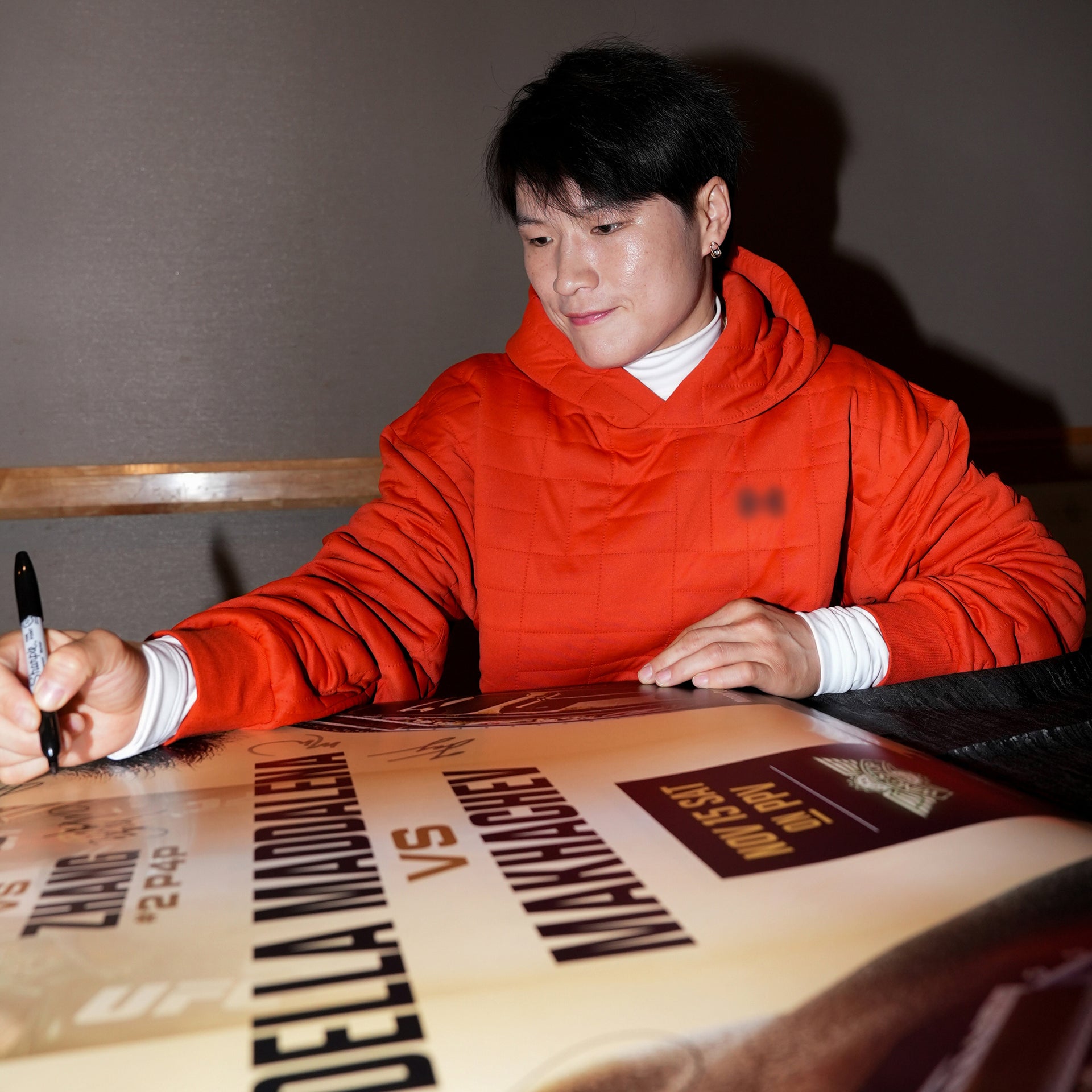 VeChain UFC 322: Della Maddalena vs Makhachev Autographed Event Poster