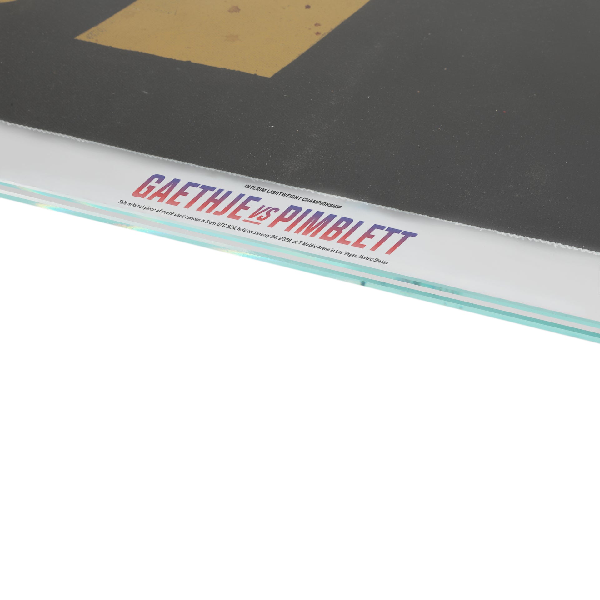 UFC 324: Gaethje vs Pimblett Logo Canvas Coffee Table