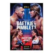 UFC 324: Gaethje vs Pimblett Autographed Event Poster