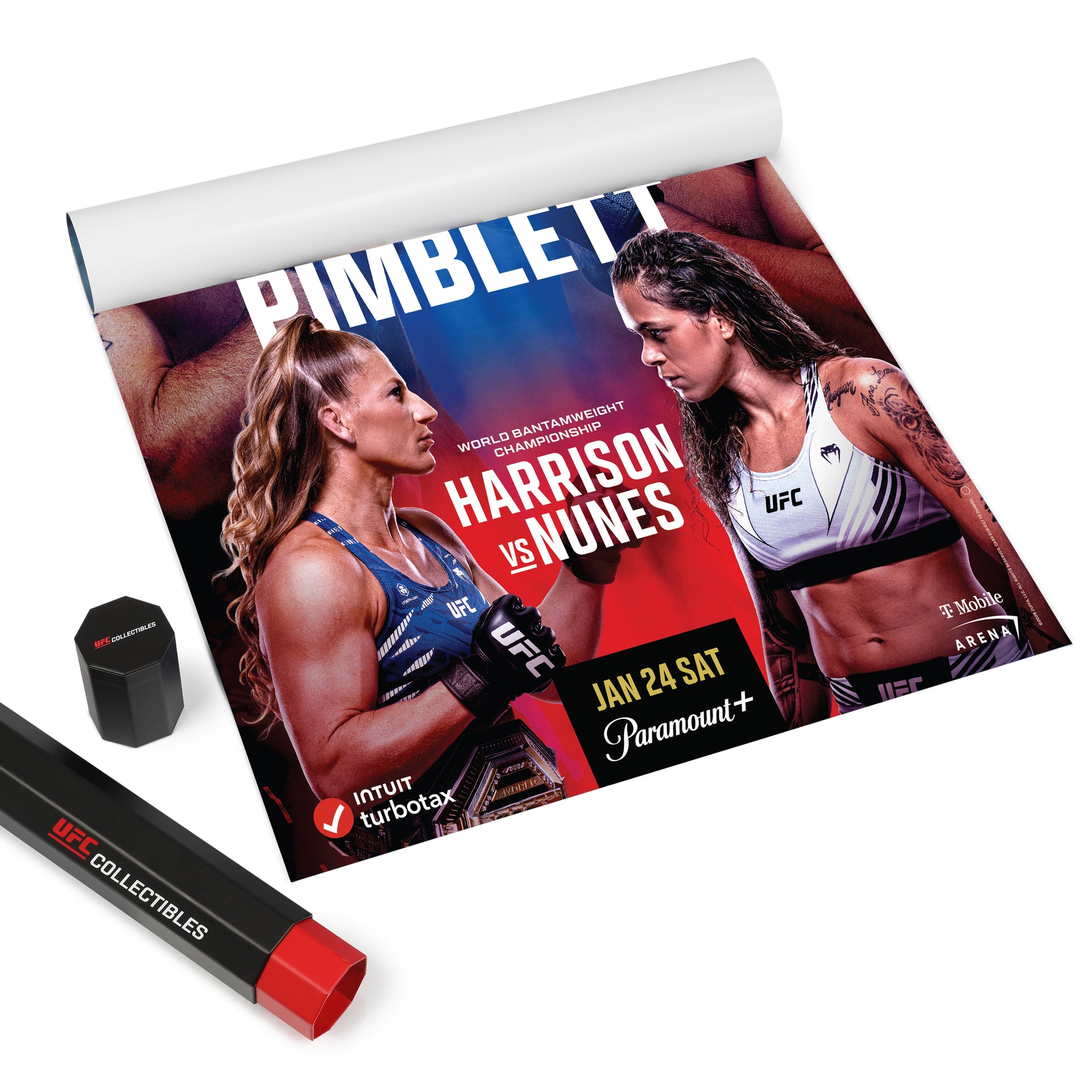 UFC 324: Gaethje vs Pimblett Autographed Event Poster