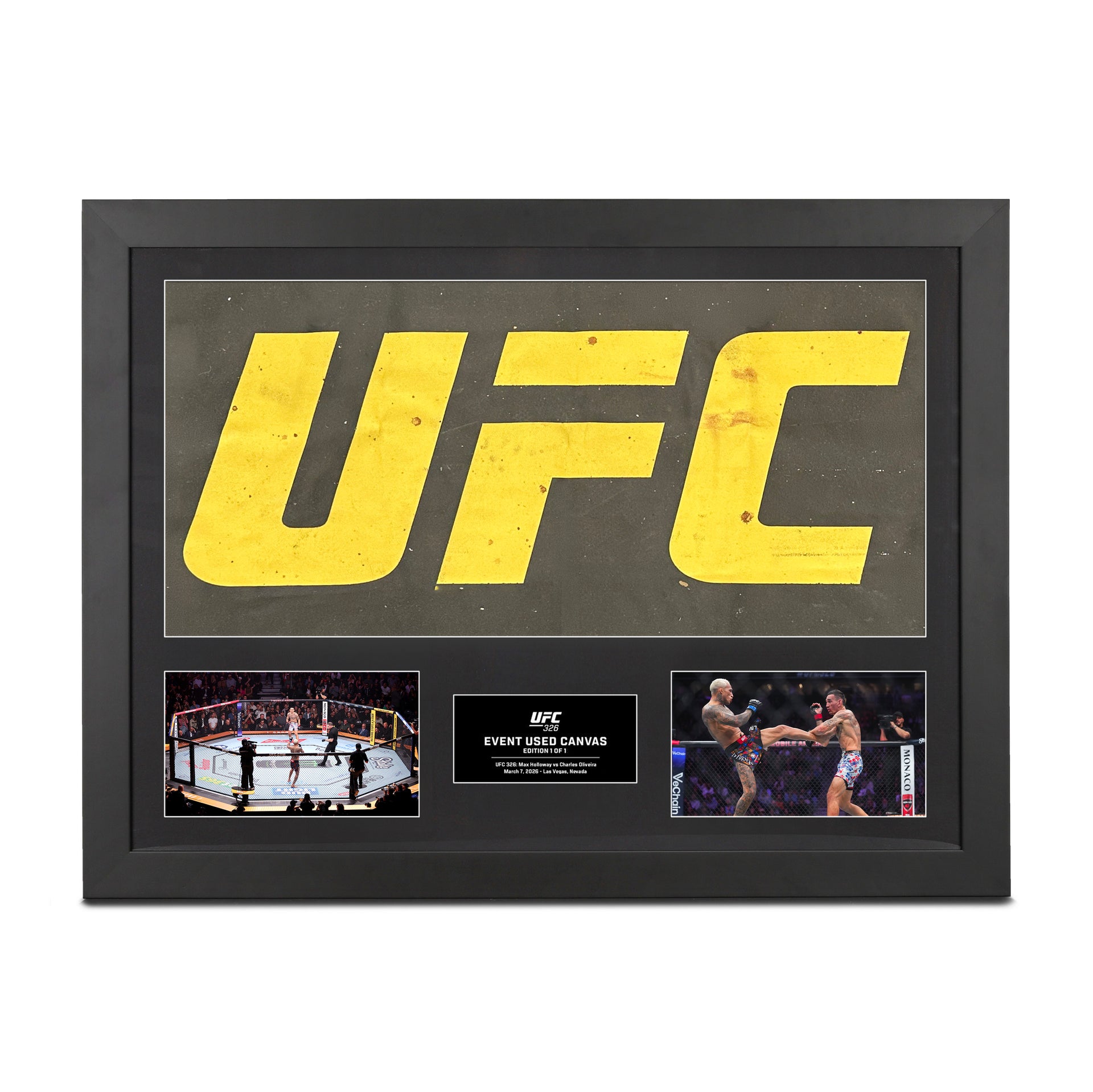 UFC 326: Holloway vs Oliveira 2 Logo Canvas