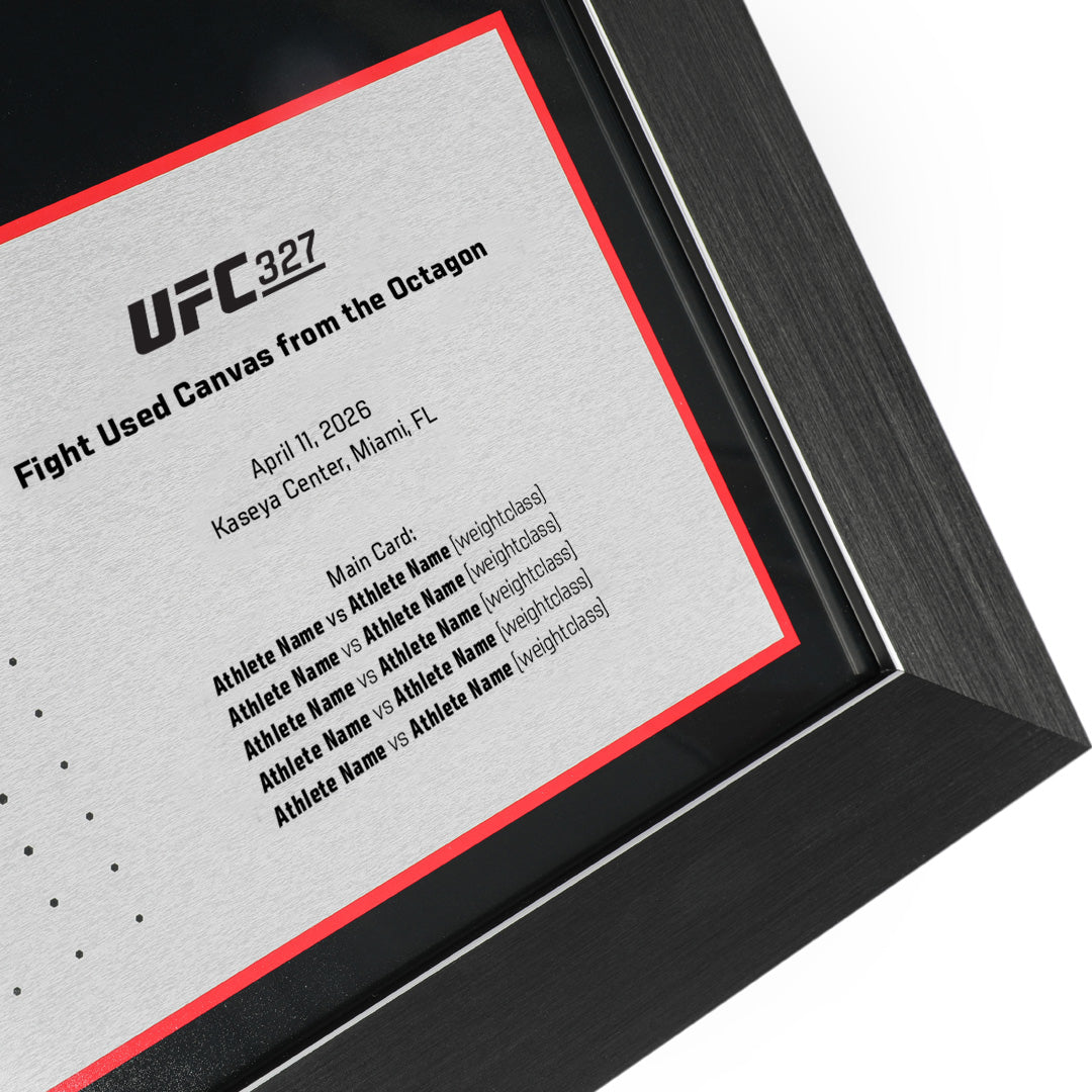 UFC 327 Name on Canvas