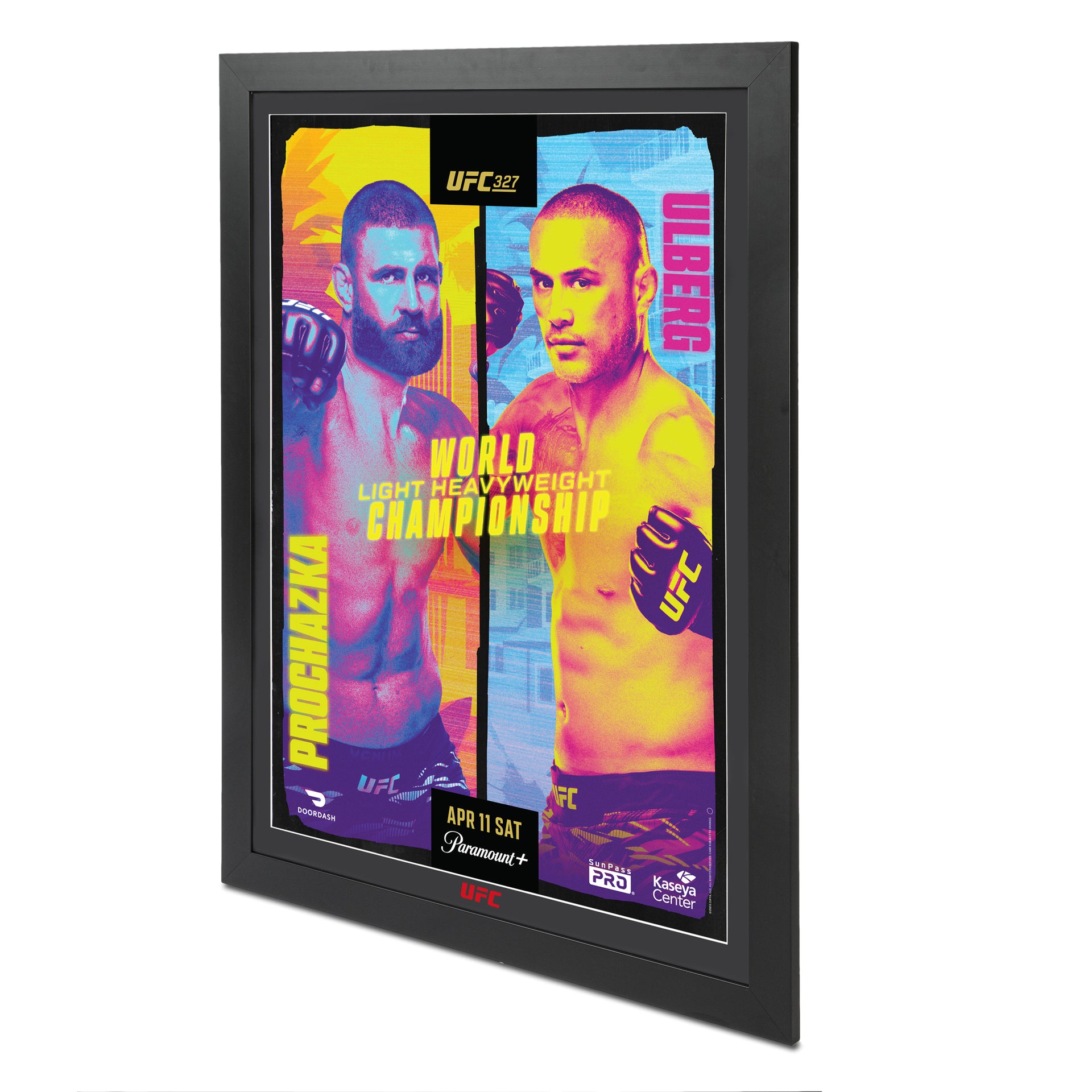 UFC 327: Procházka vs Ulberg Autographed Event Poster