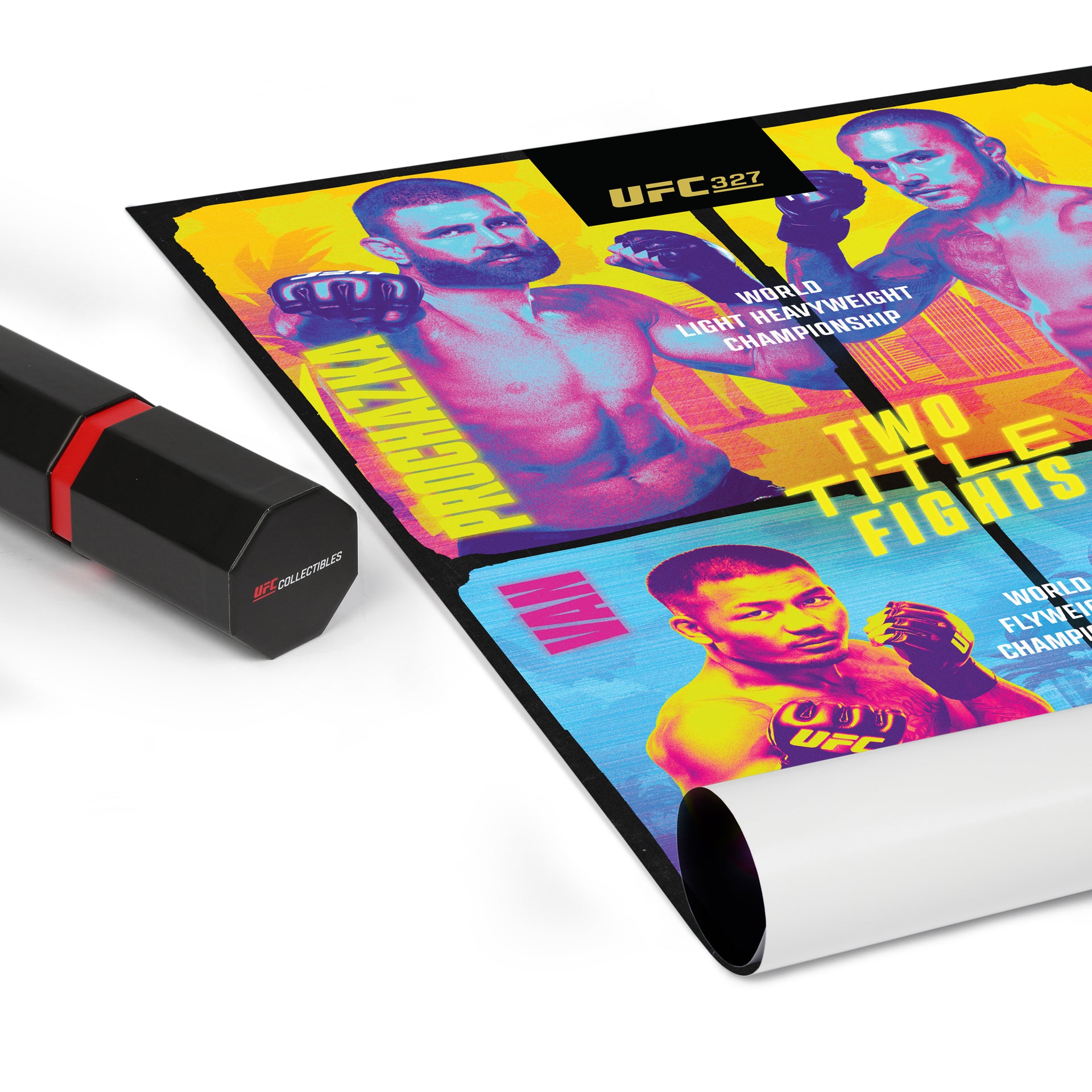 UFC 327: Procházka vs Ulberg Autographed Event Poster