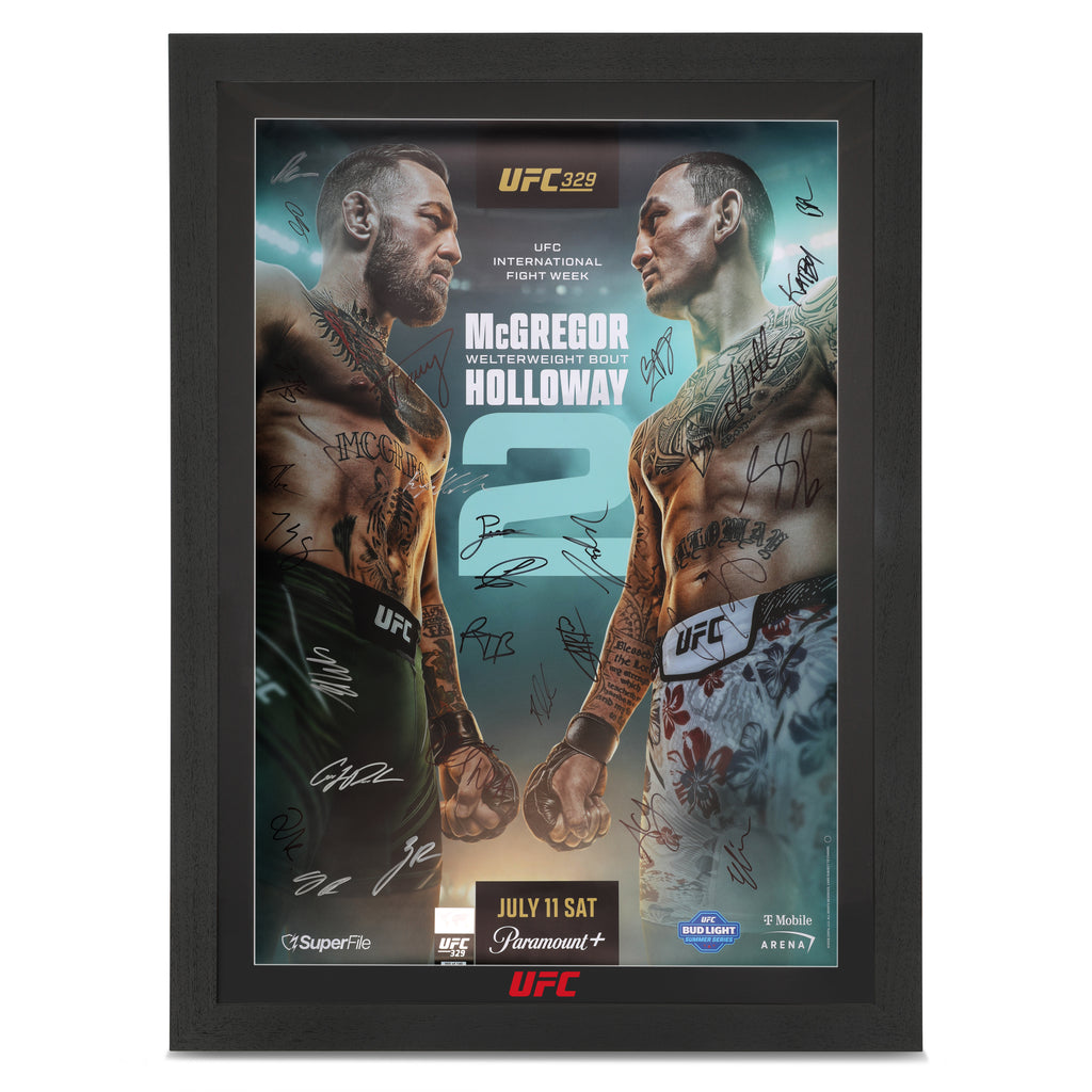 UFC 329: McGregor vs Holloway 2 Autographed Event Poster