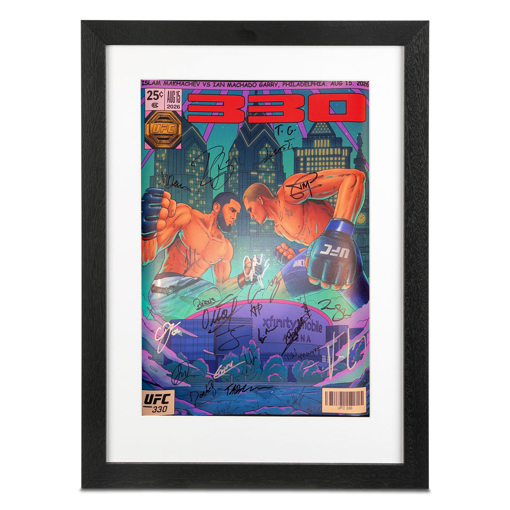 UFC 330: Makhachev vs Machado Garry Signed Artist Series Print