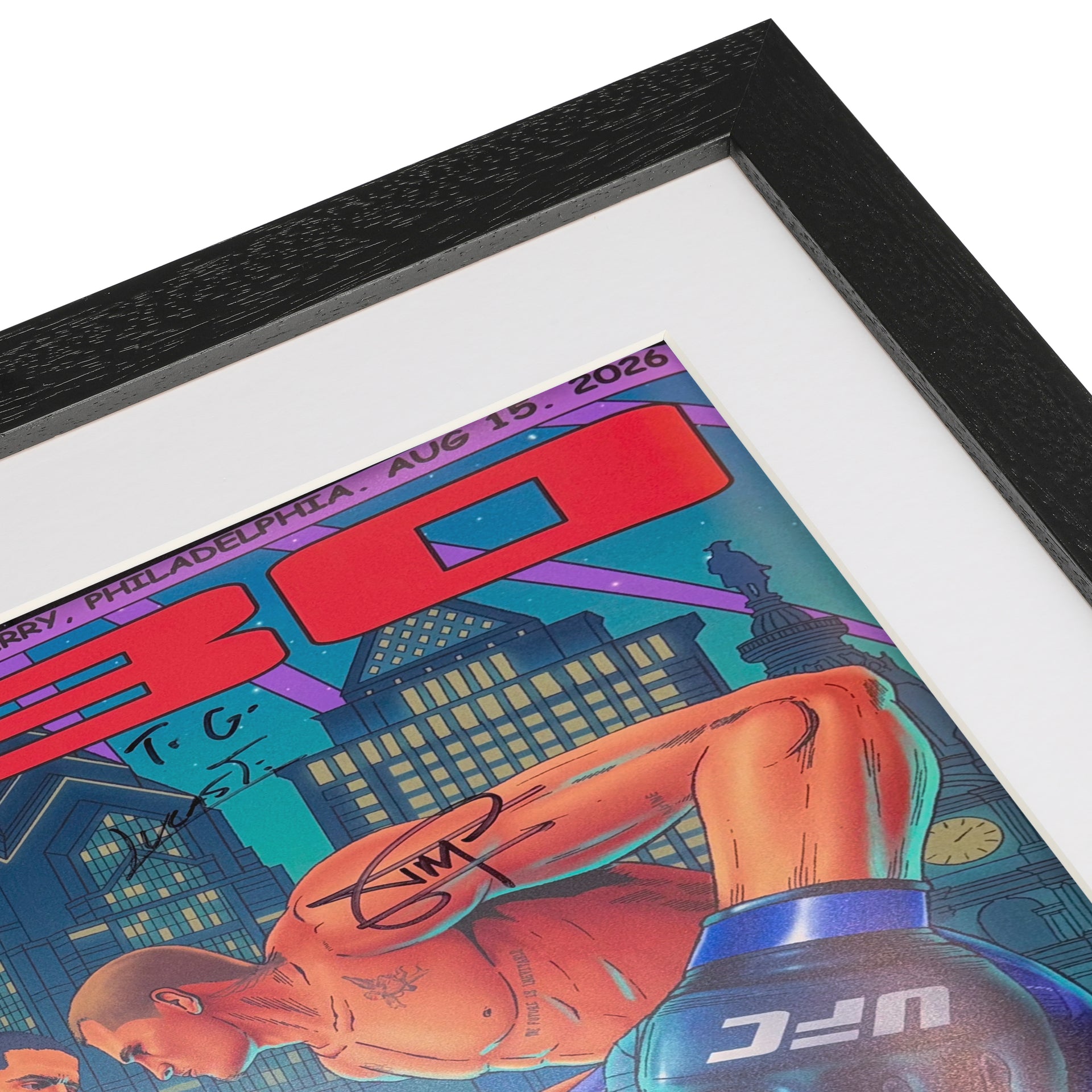 UFC 330: Makhachev vs Machado Garry Signed Artist Series Print