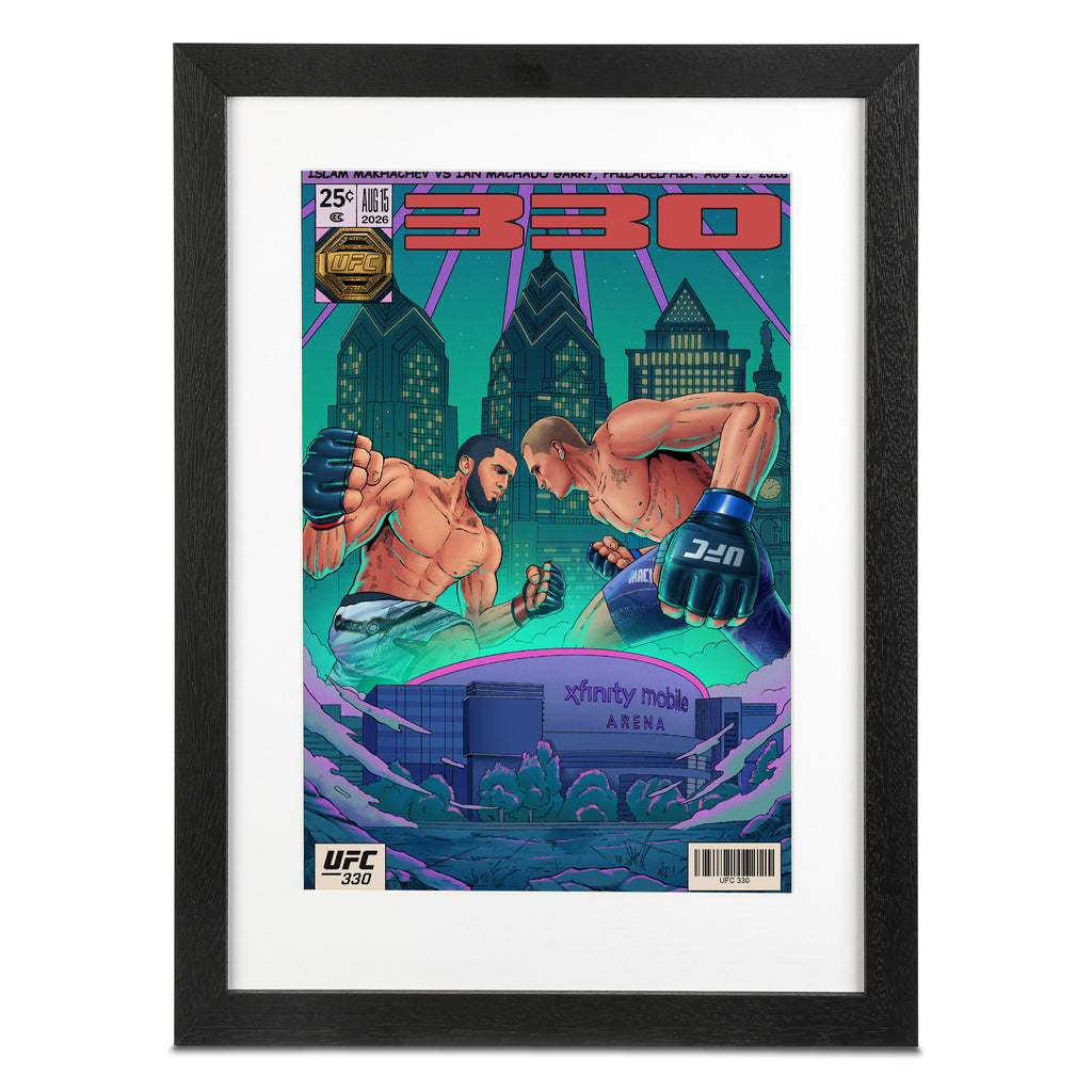 UFC 330: Makhachev vs Machado Garry Artist Series Framed Print