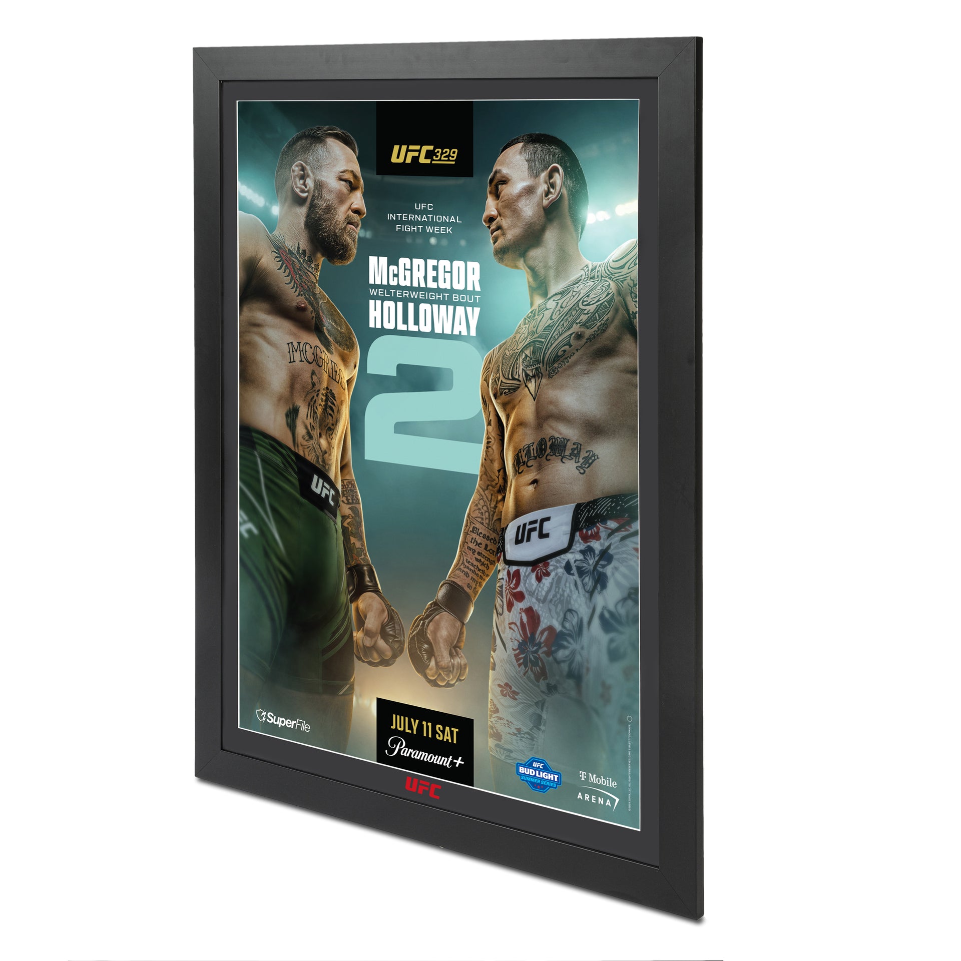 UFC 329: McGregor vs Holloway 2 Autographed Event Poster