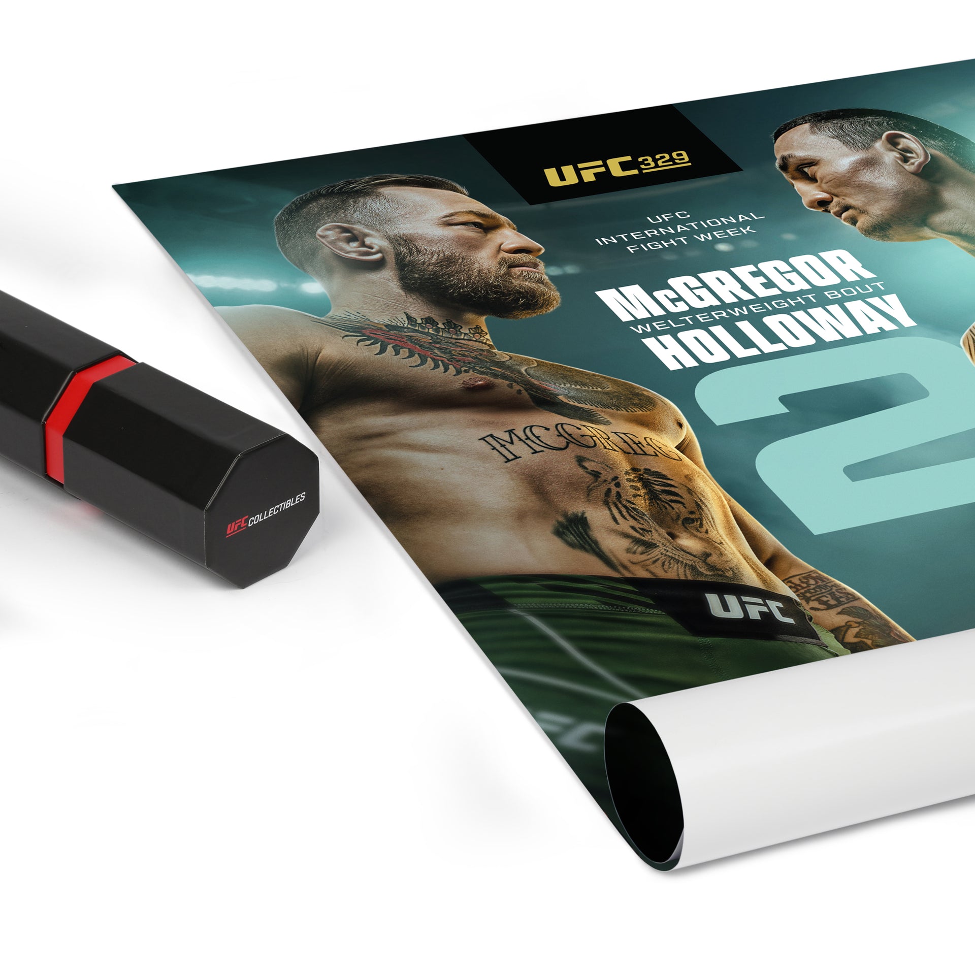 UFC 329: McGregor vs Holloway 2 Autographed Event Poster
