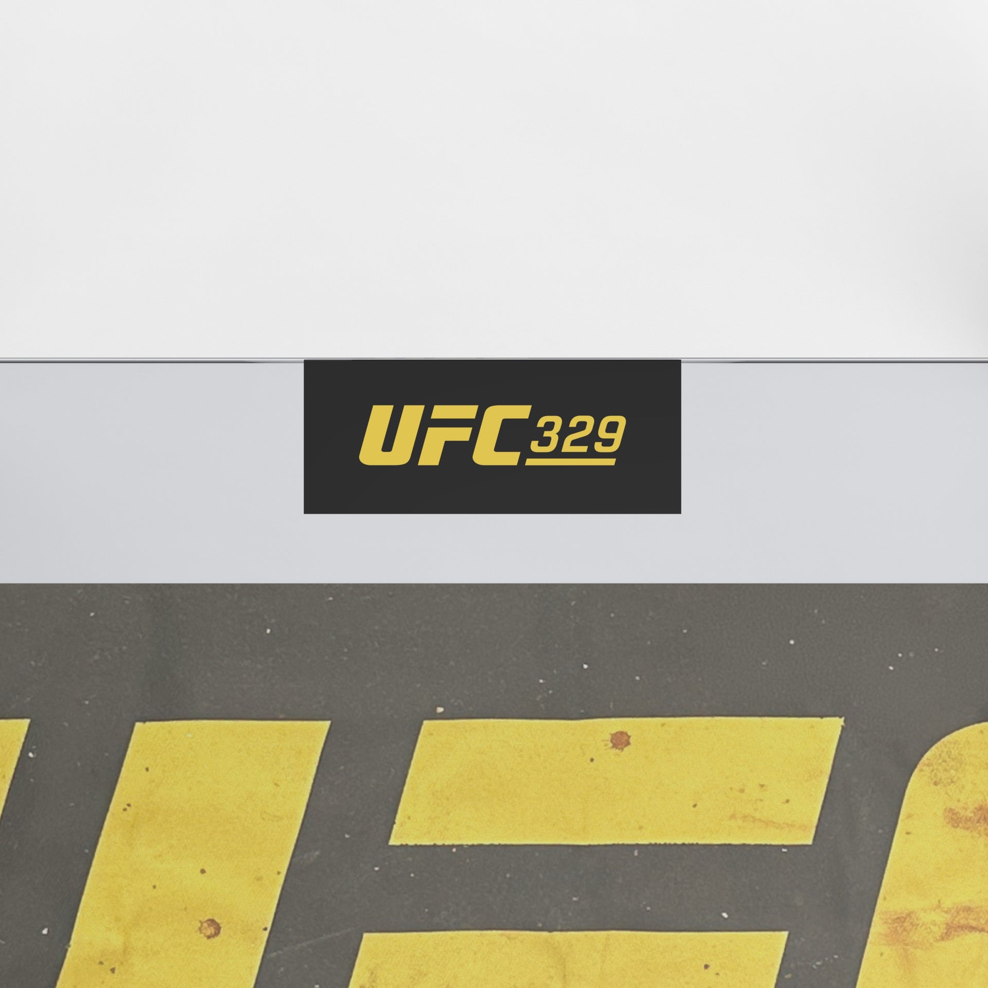 UFC 329: McGregor vs Holloway 2  Logo Canvas Coffee Table
