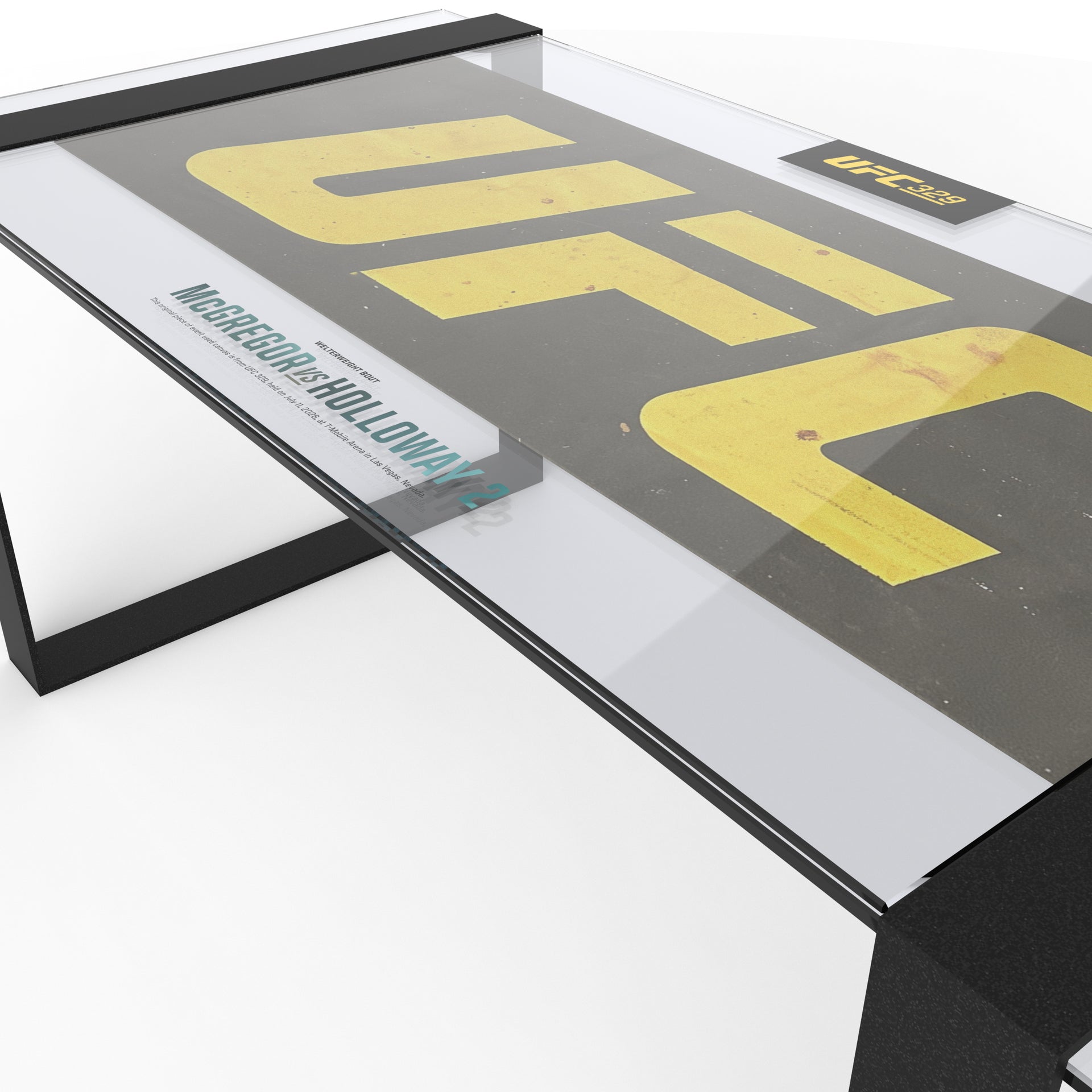 UFC 329: McGregor vs Holloway 2  Logo Canvas Coffee Table