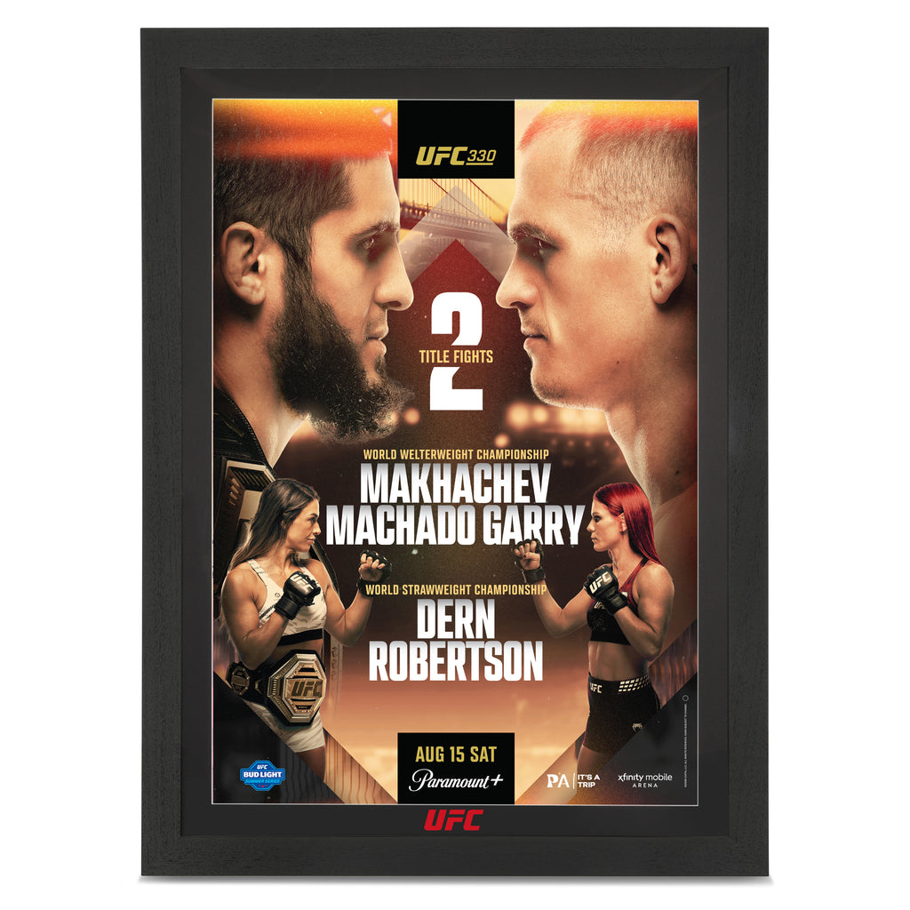 UFC 330: Makhachev vs Machado Garry First Edition Autographed Event Poster