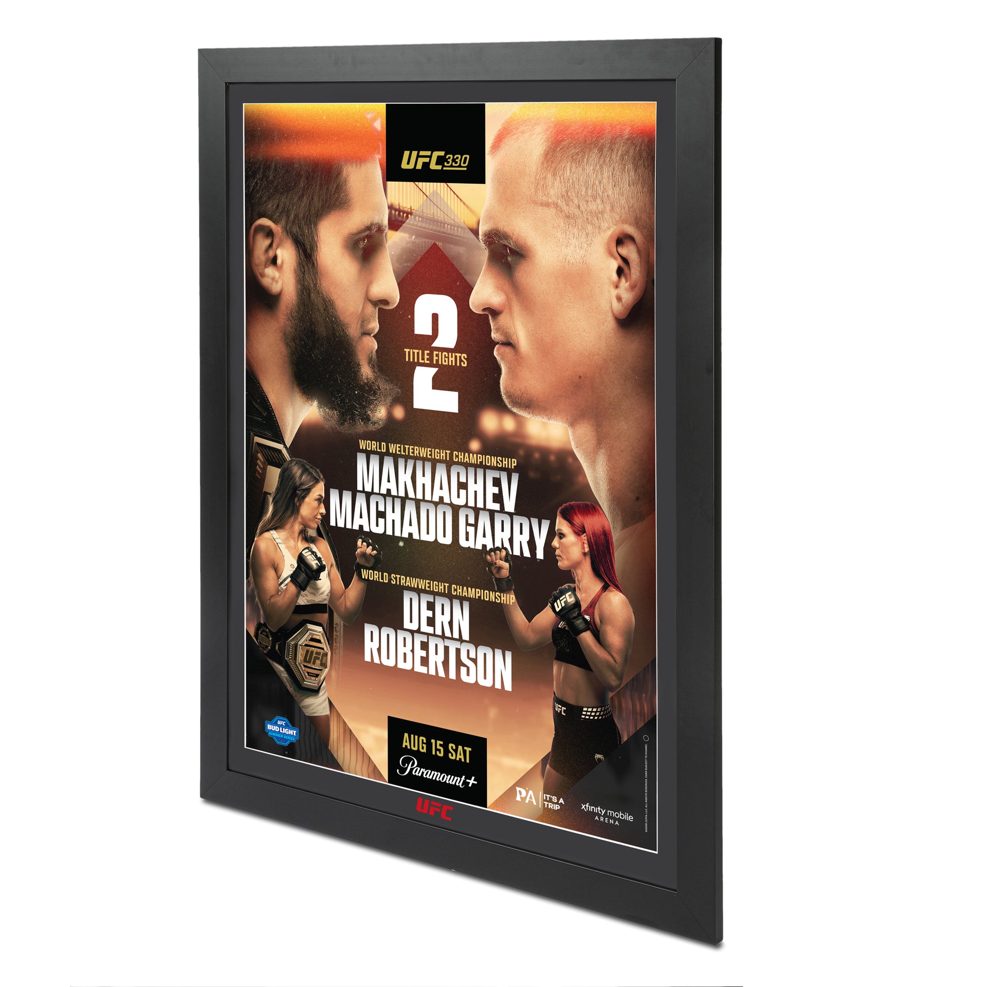 UFC 330: Makhachev vs Machado Garry First Edition Autographed Event Poster
