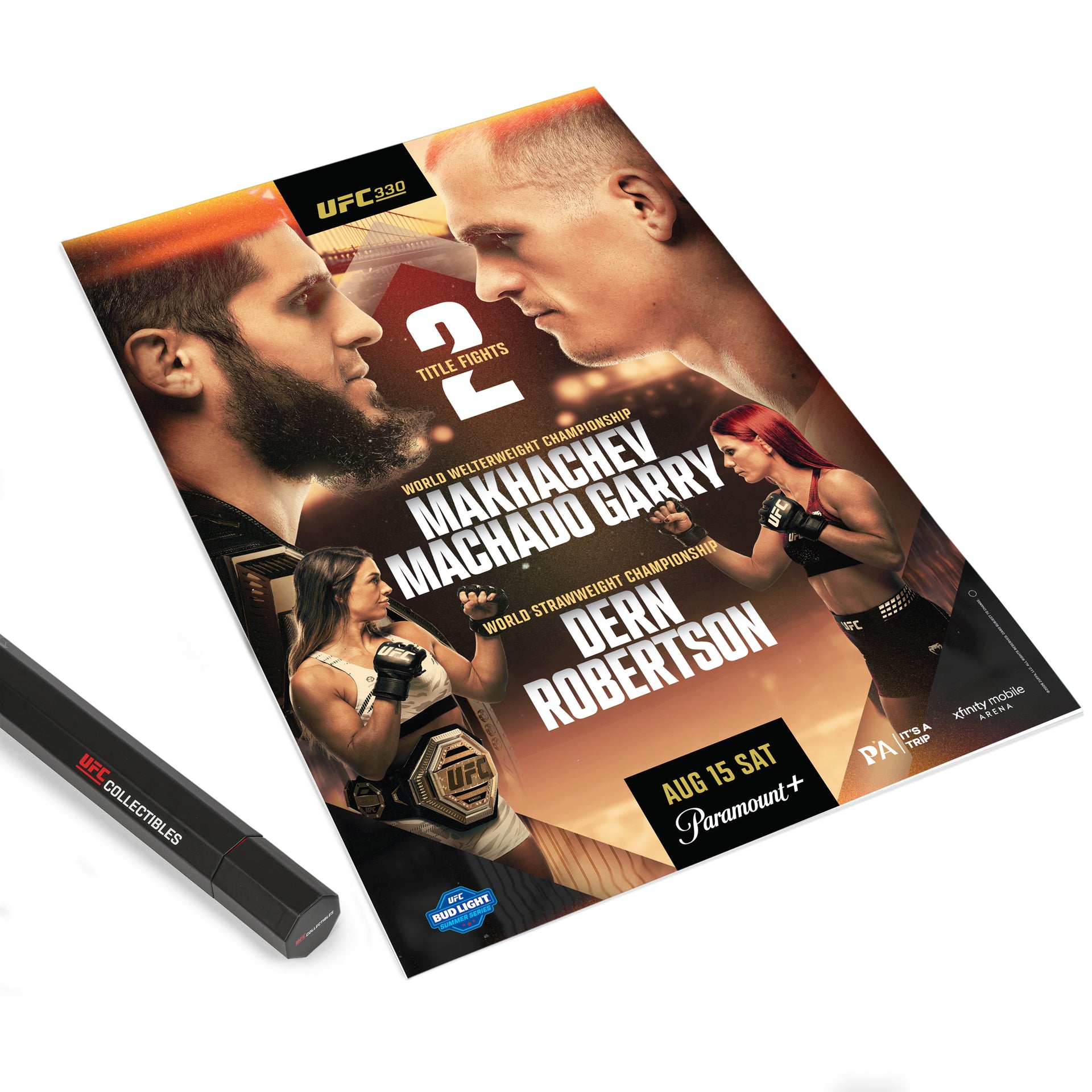 UFC 330: Makhachev vs Machado Garry First Edition Autographed Event Poster