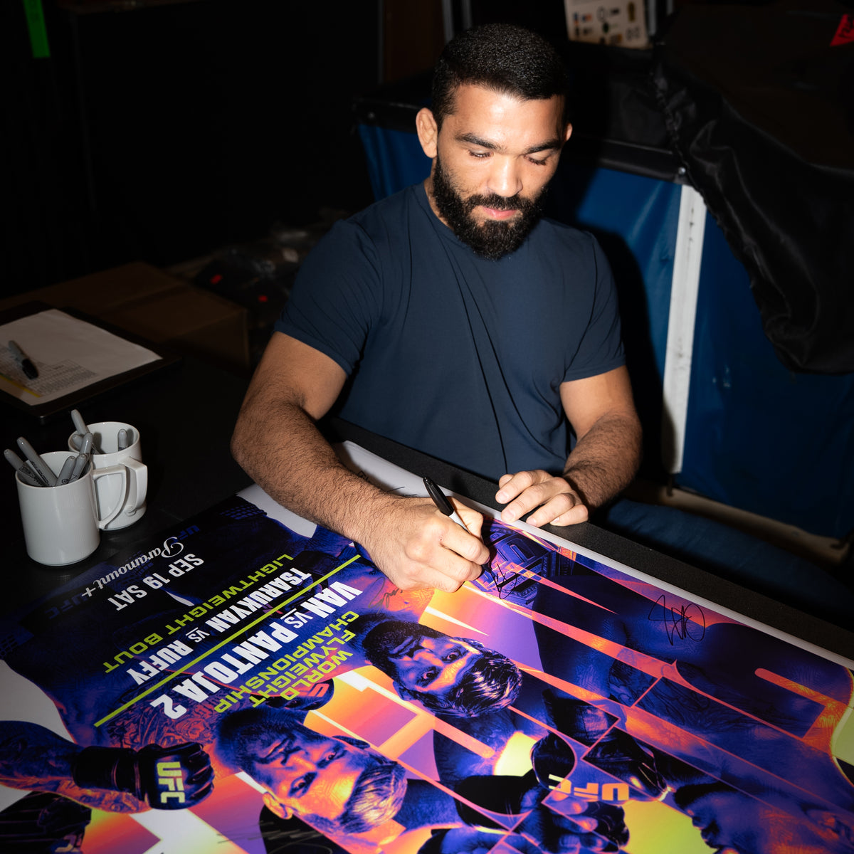 Crypto.com UFC 331: Van vs Pantoja 2 Autographed Event Poster