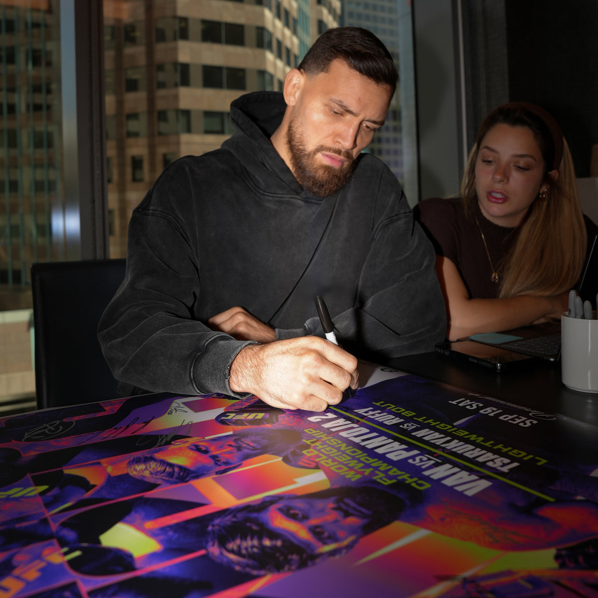 Crypto.com UFC 331: Van vs Pantoja 2 Autographed Event Poster