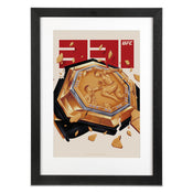 Crypto.com UFC 331: Van vs Pantoja 2 Artist Series Framed Print
