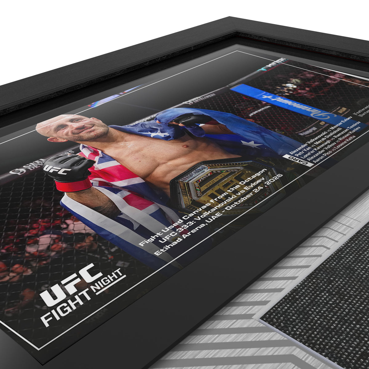 Alexander Volkanovski Name on Canvas UFC 333: Volkanovski vs Evloev