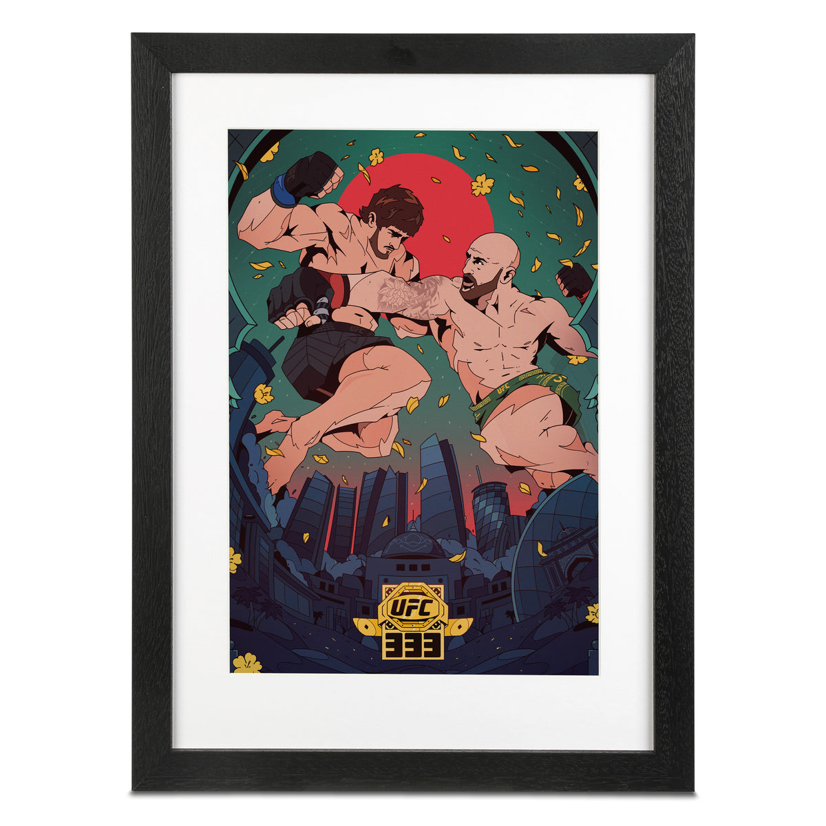 UFC 333: Volkanovski vs Evloev Artist Series Framed Print