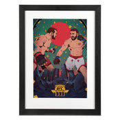 UFC 333: Yan vs Dvalishvili Artist Series Framed Print