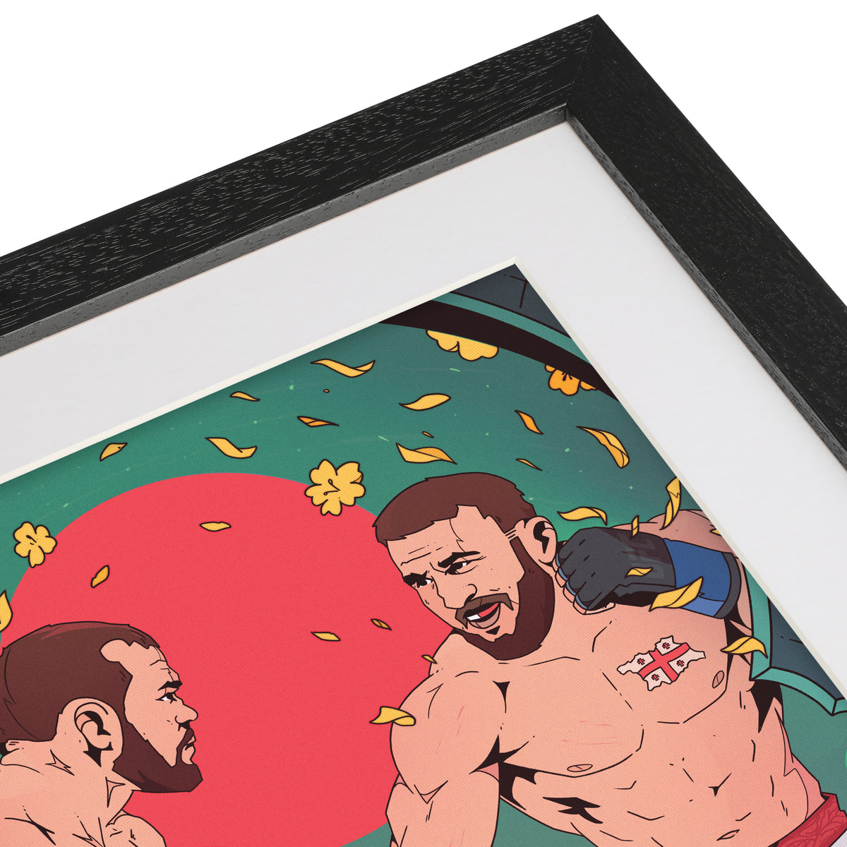 UFC 333: Yan vs Dvalishvili Artist Series Framed Print