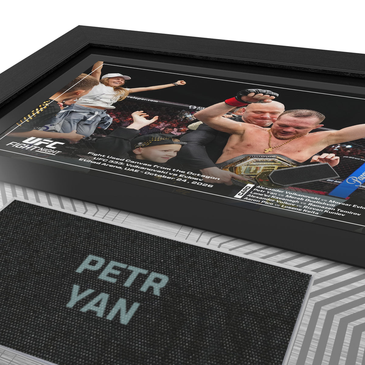 Petr Yan Name on Canvas UFC 333: Volkanovski vs Evloev