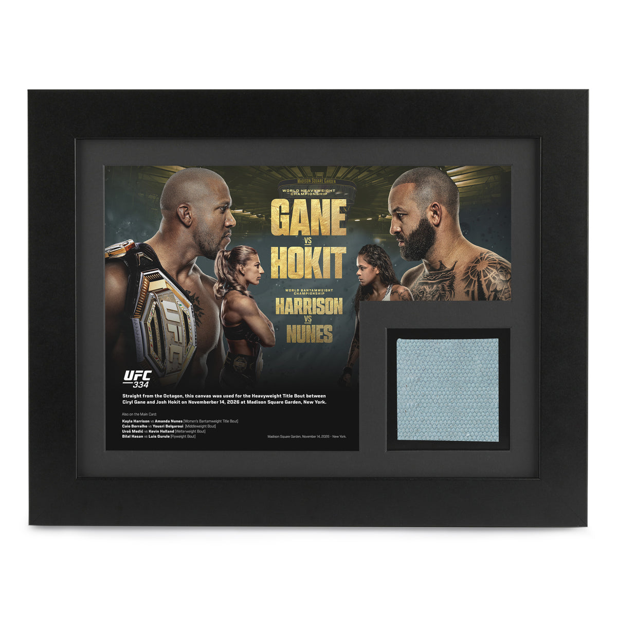 UFC 334: Gane vs Hokit Canvas & Photo