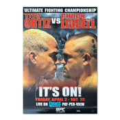 UFC 47: Ortiz vs Liddell Autographed Event Poster