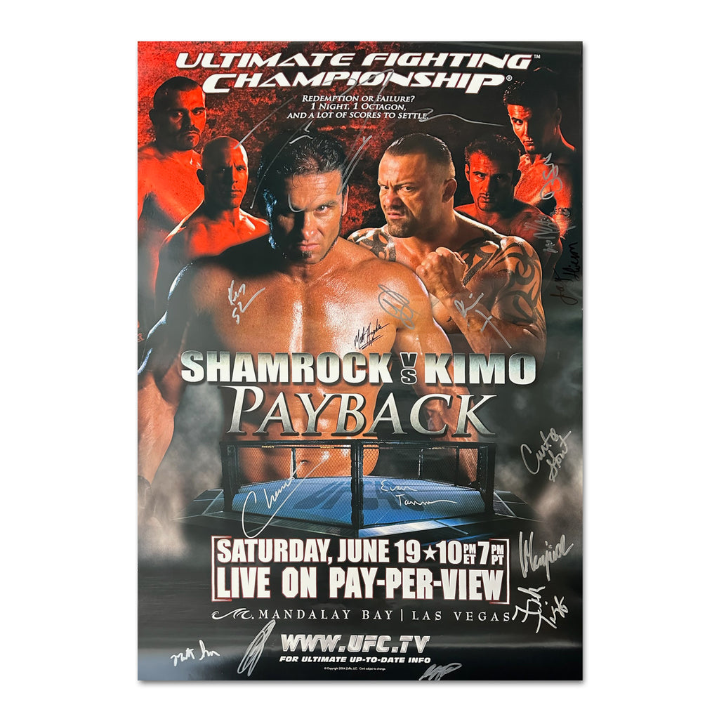 UFC 48: Payback Autographed Event Poster