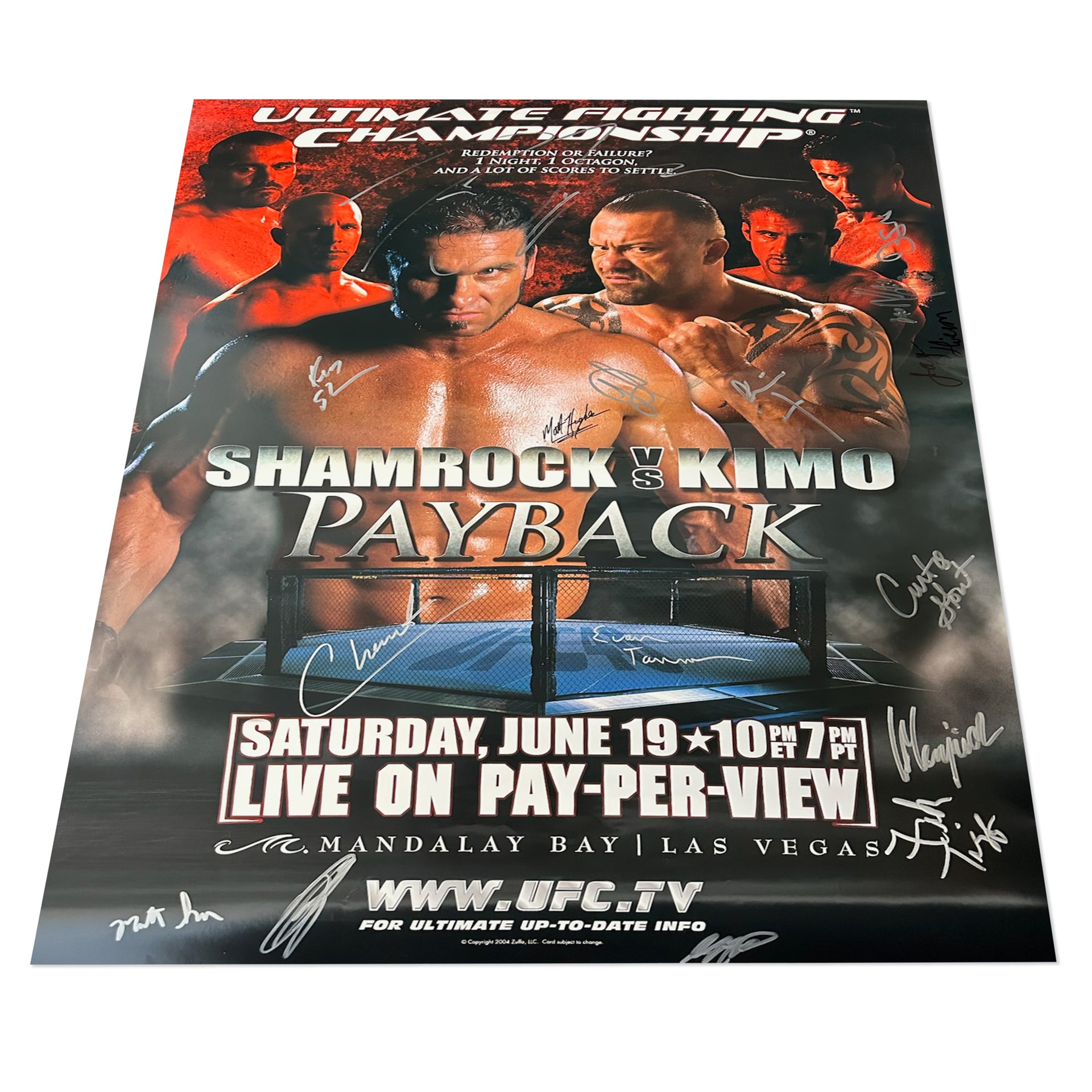 UFC 48: Payback Autographed Event Poster