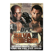 UFC 82: Silva vs Henderson Autographed Event Poster