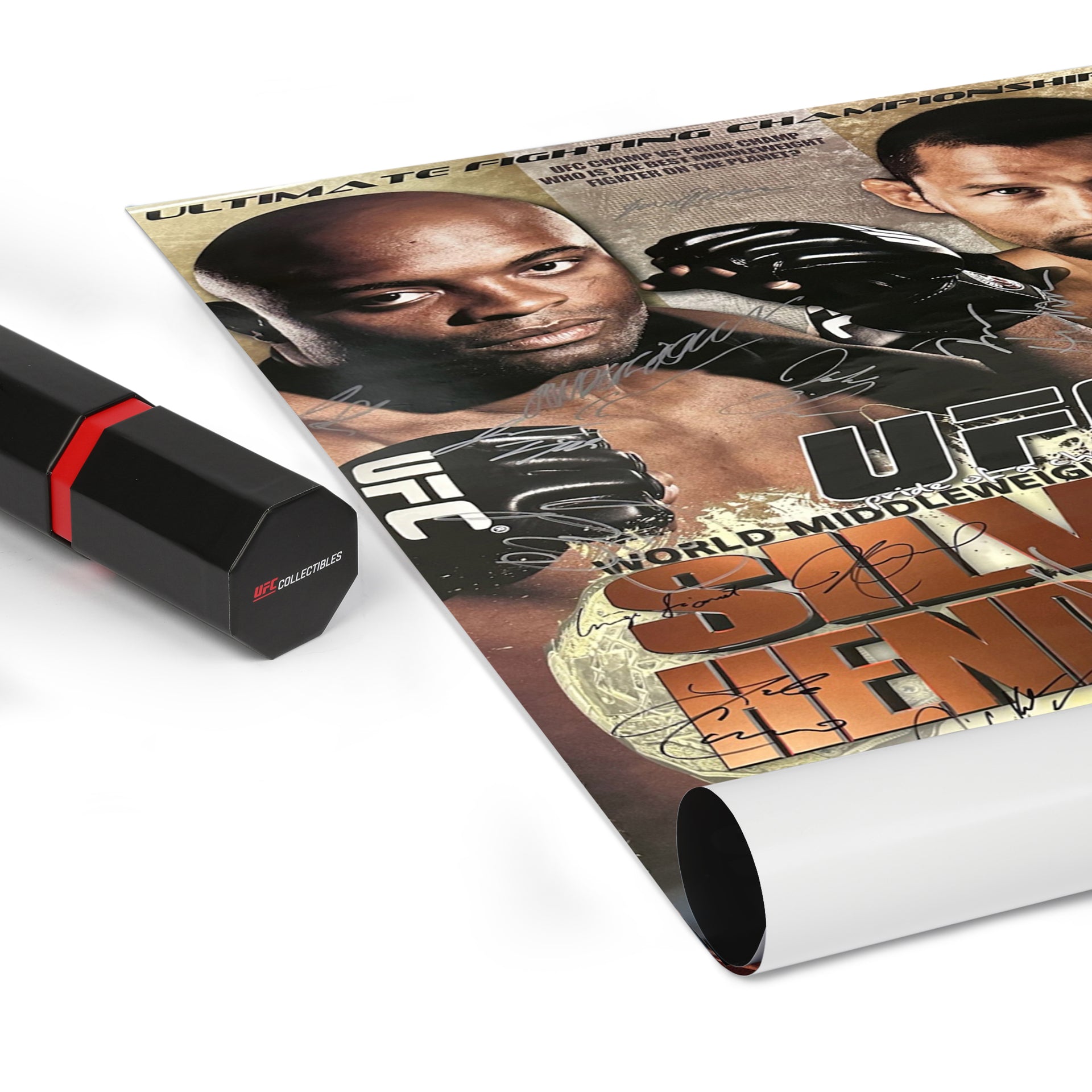 UFC 82: Silva vs Henderson Autographed Event Poster