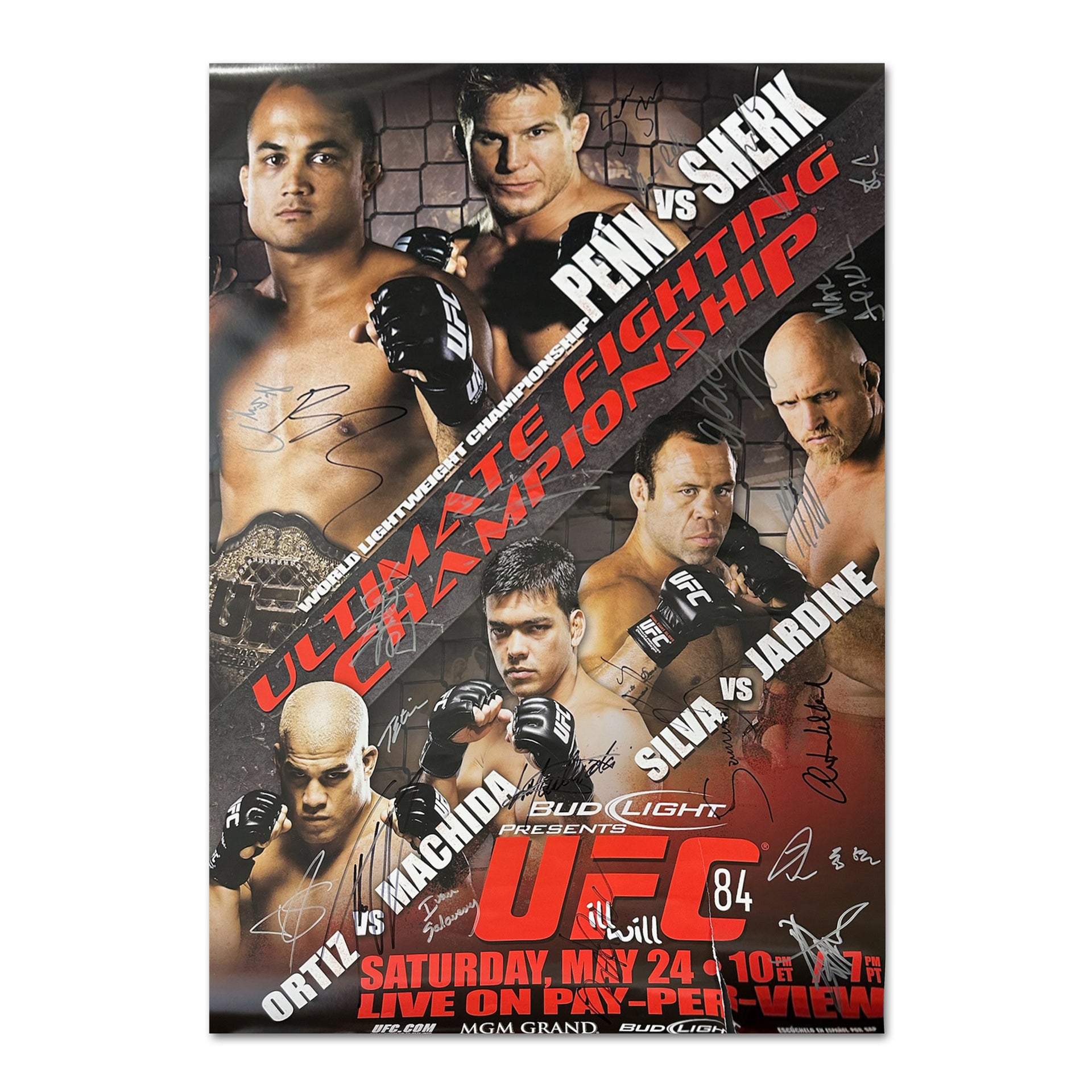 UFC 84: Ill Will Autographed Event Poster