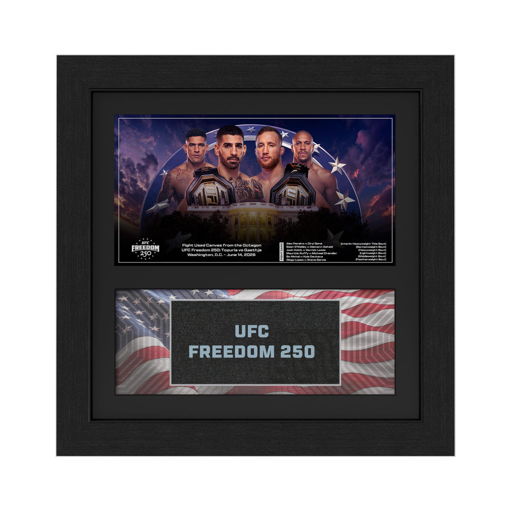 UFC Freedom 250: Topuria vs Gaethje Event Name on Canvas