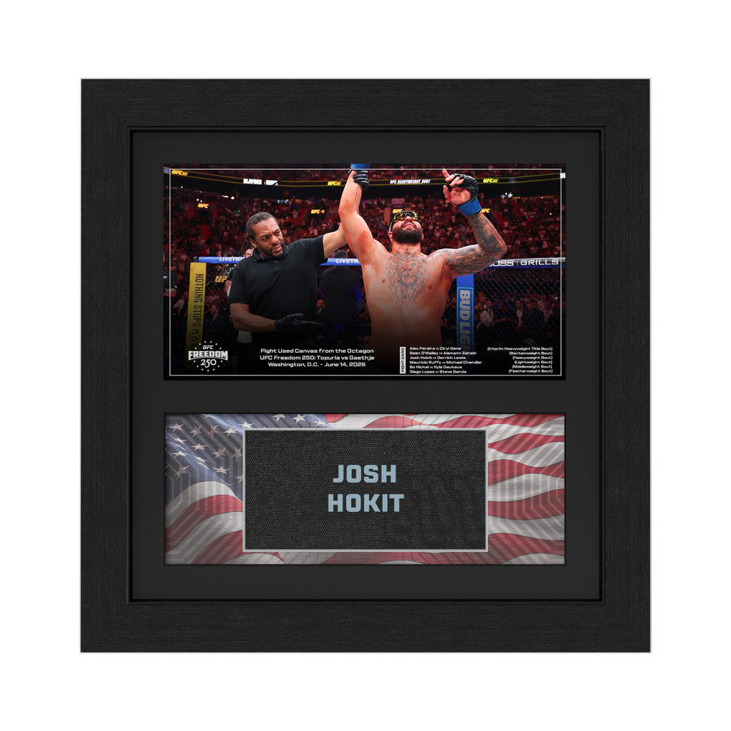 Josh Hokit Name on Canvas UFC Freedom 250: Topuria vs Gaethje
