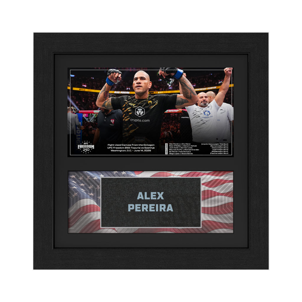 Alex Pereira Name on Canvas UFC Freedom 250: Topuria vs Gaethje