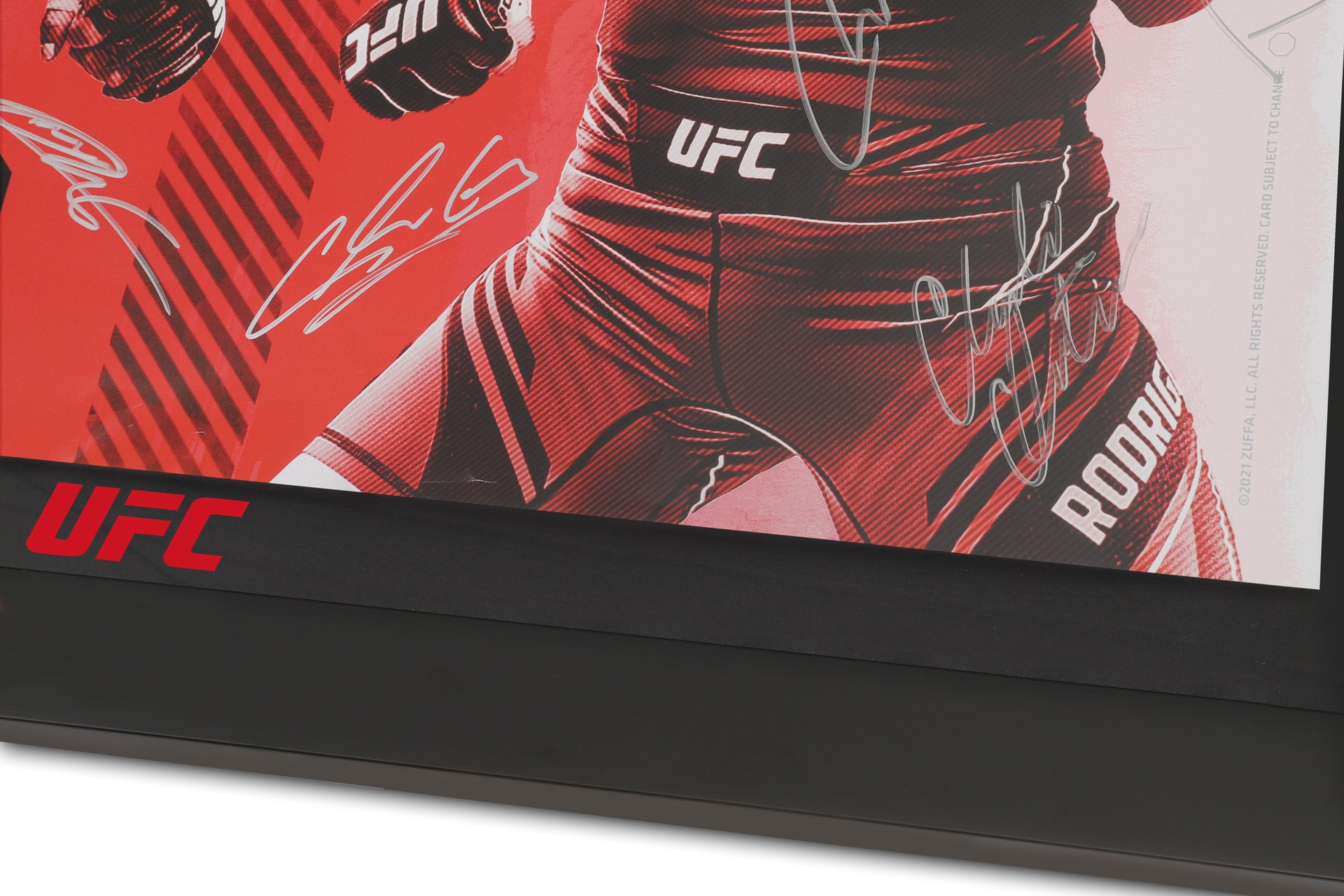 UFC Fight Night: Dern vs Rodriguez Autographed Event Poster