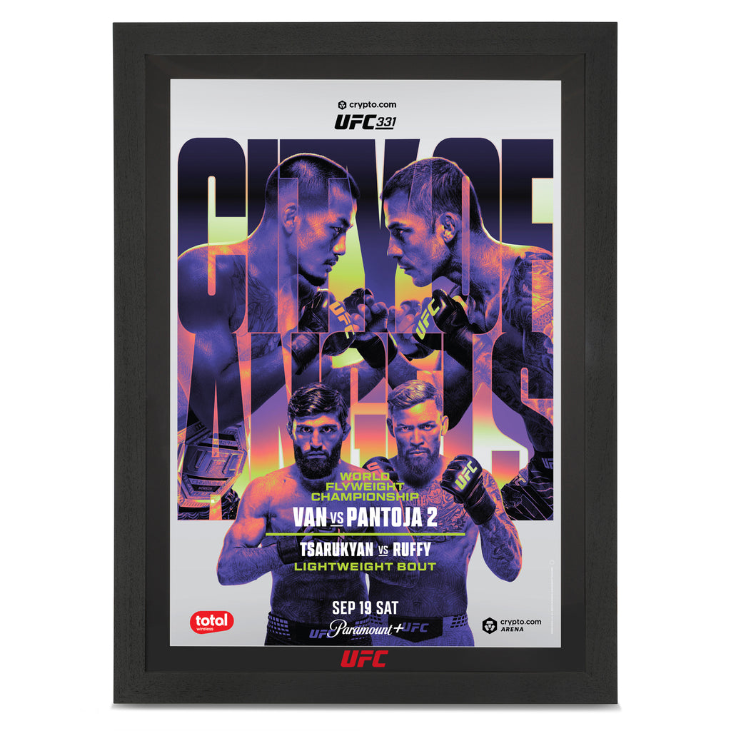 UFC 331: Van vs Pantoja 2 Autographed Event Poster