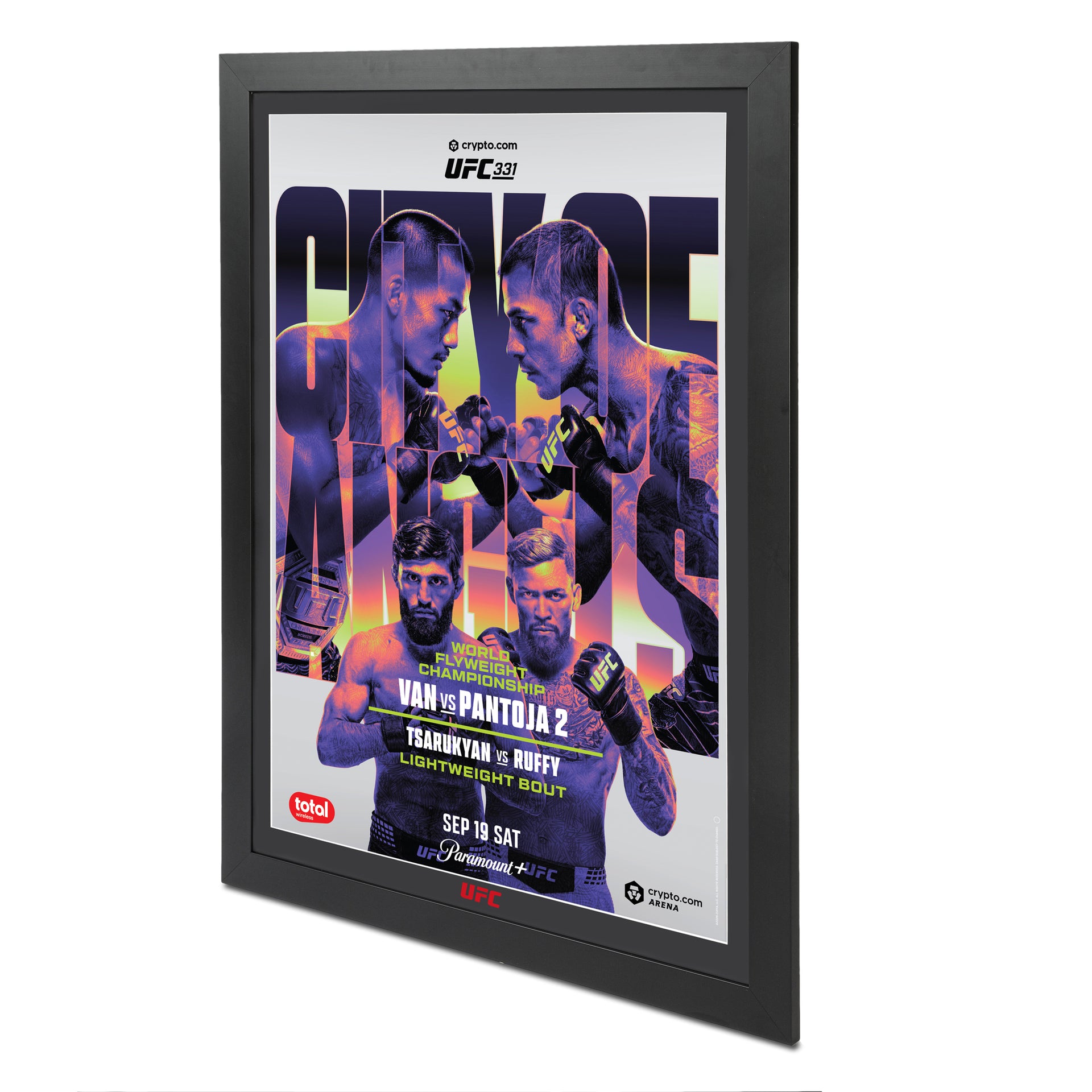 UFC 331: Van vs Pantoja 2 Autographed Event Poster