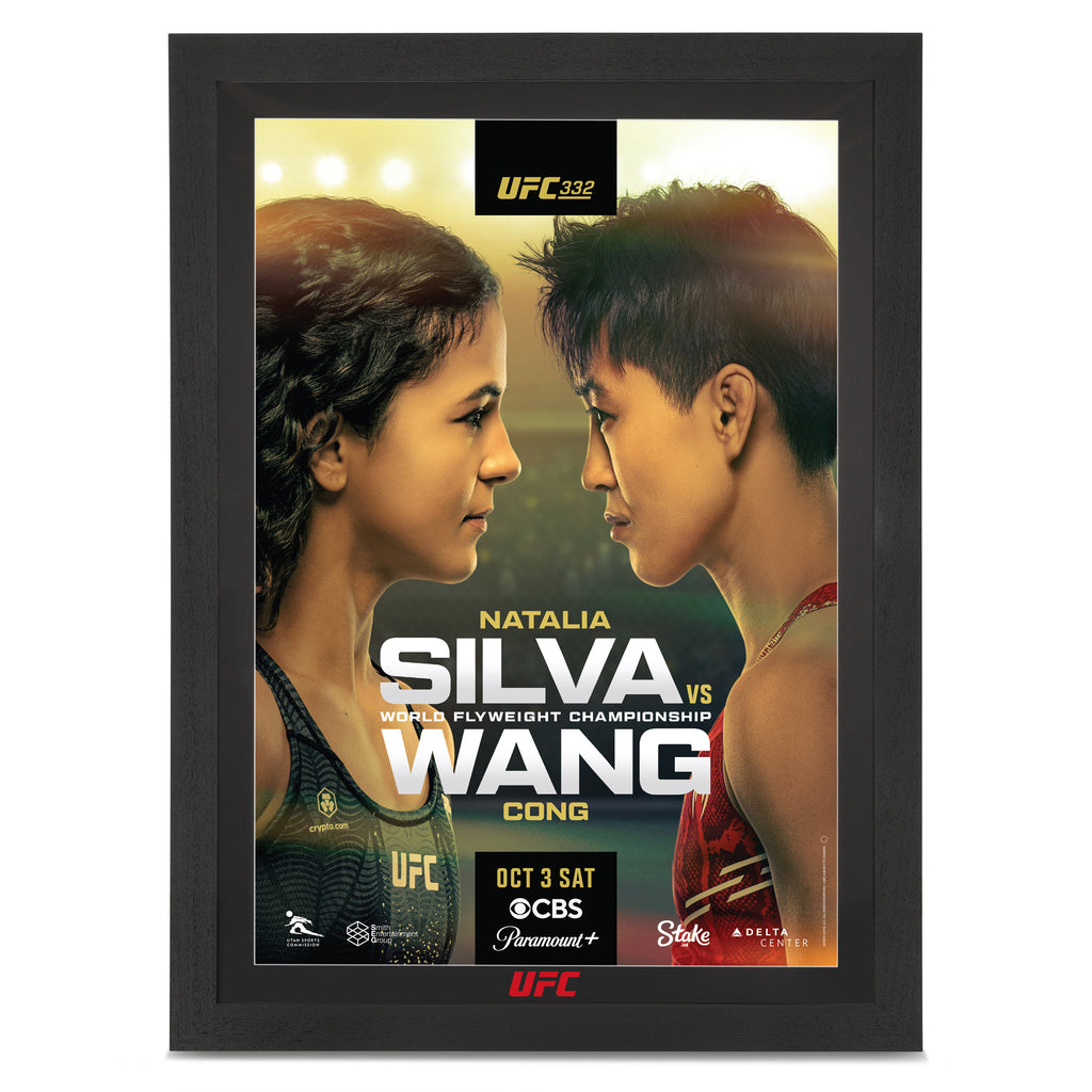 UFC 332: Silva vs Wang Autographed Event Poster